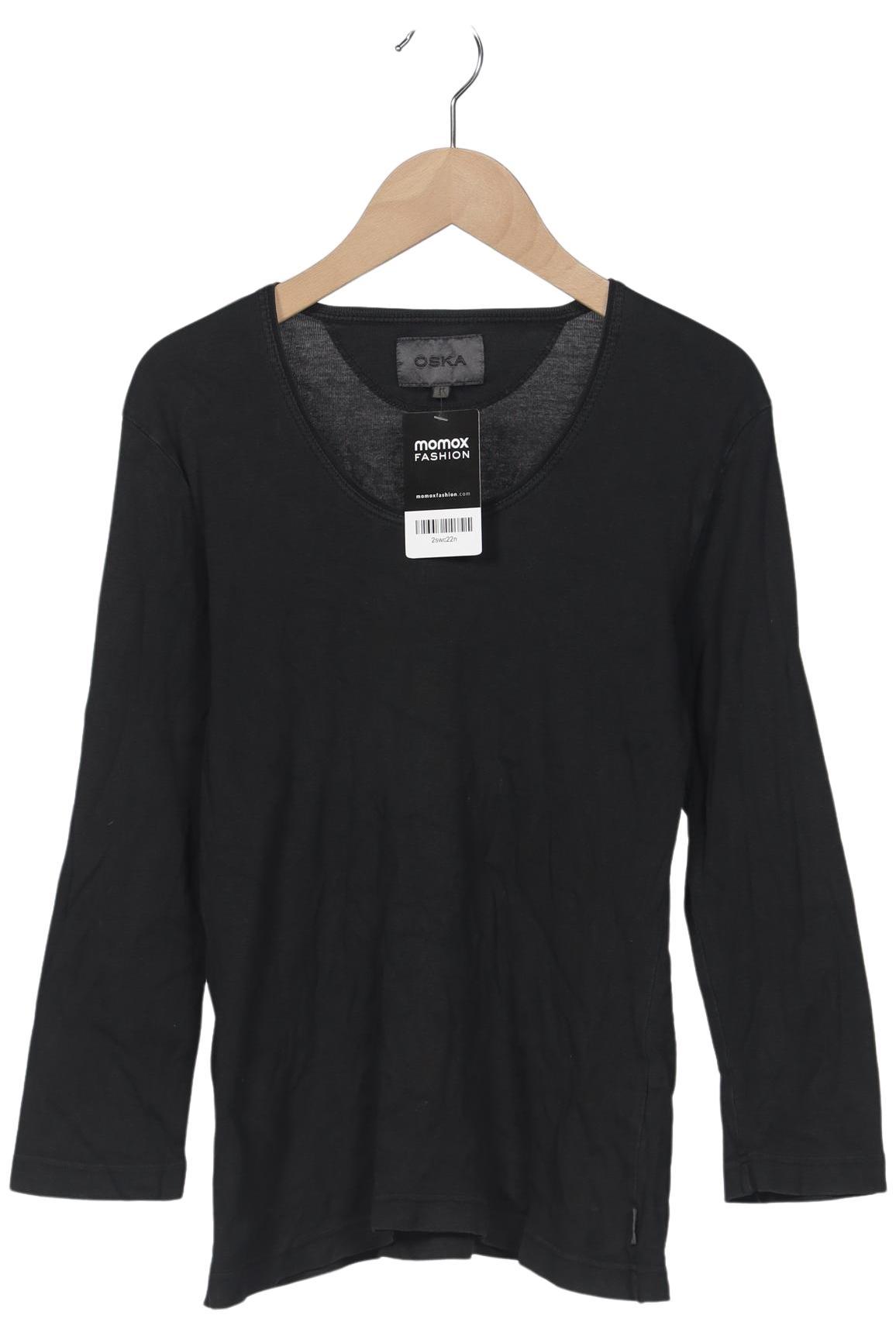 

Oska Damen Langarmshirt, schwarz, Gr. 38