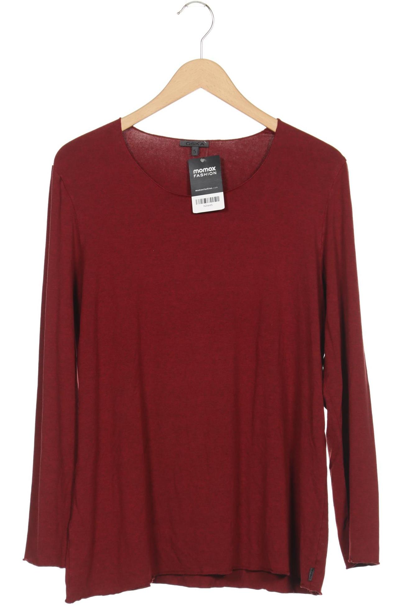 

Oska Damen Langarmshirt, rot, Gr. 50