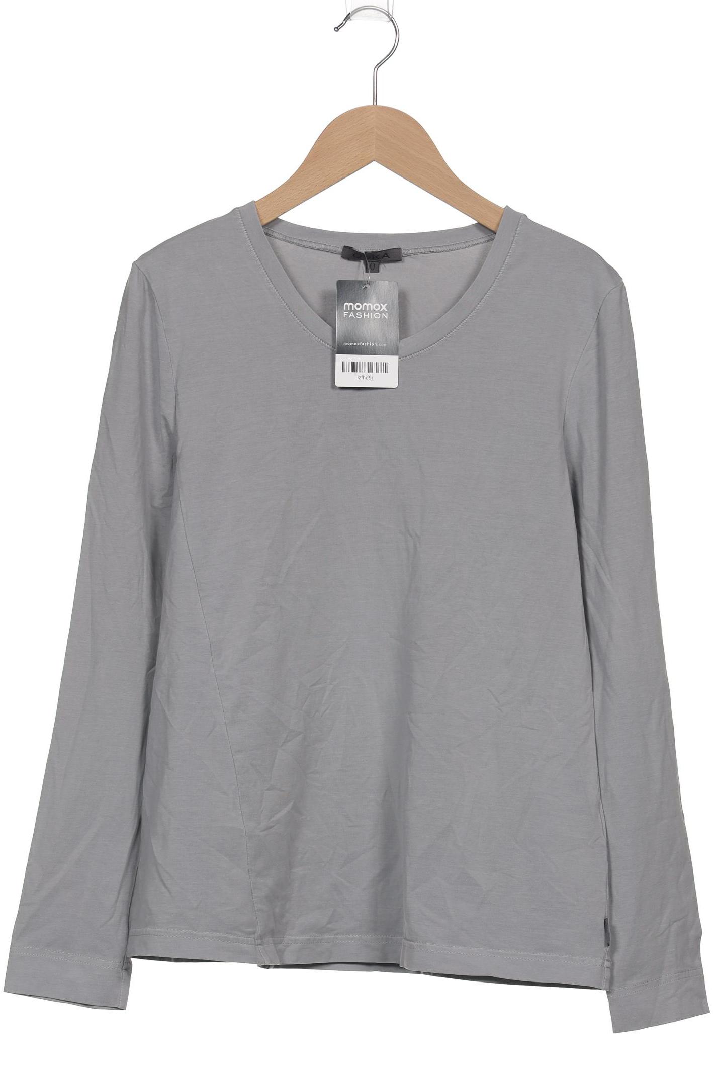 

Oska Damen Langarmshirt, grau, Gr. 36