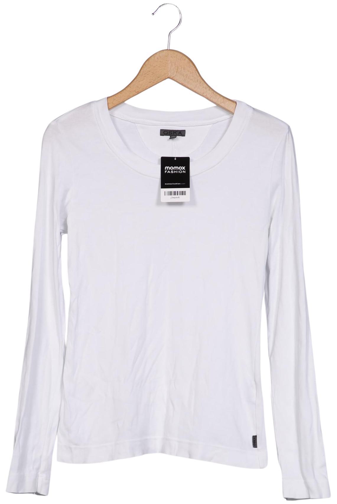 

Oska Damen Langarmshirt, weiß, Gr. 38