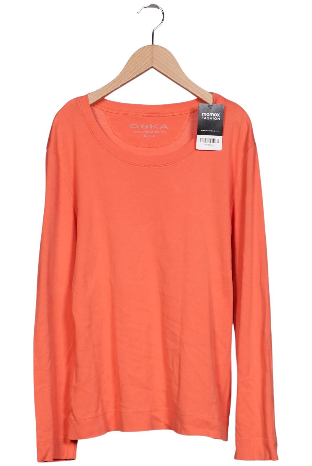 

Oska Damen Langarmshirt, orange, Gr. 44