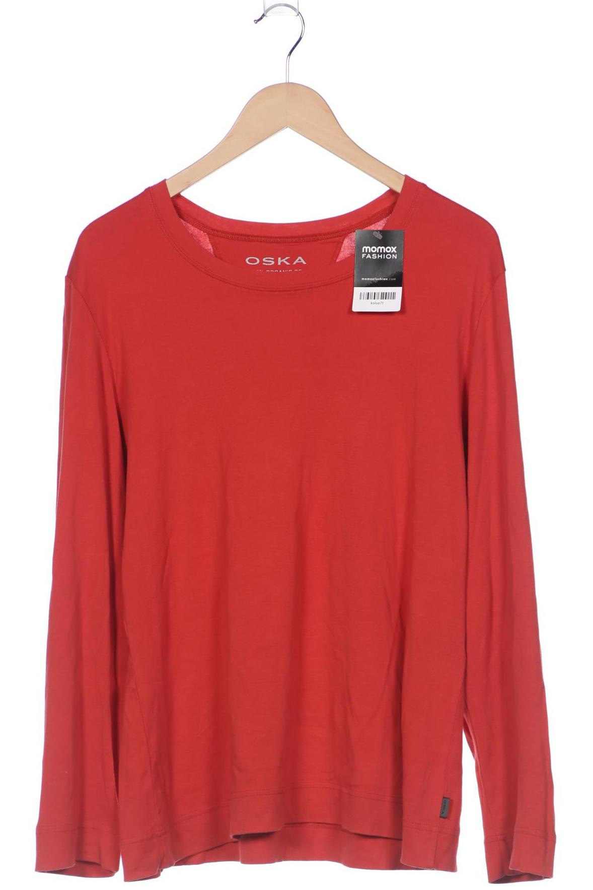 

Oska Damen Langarmshirt, rot, Gr. 50