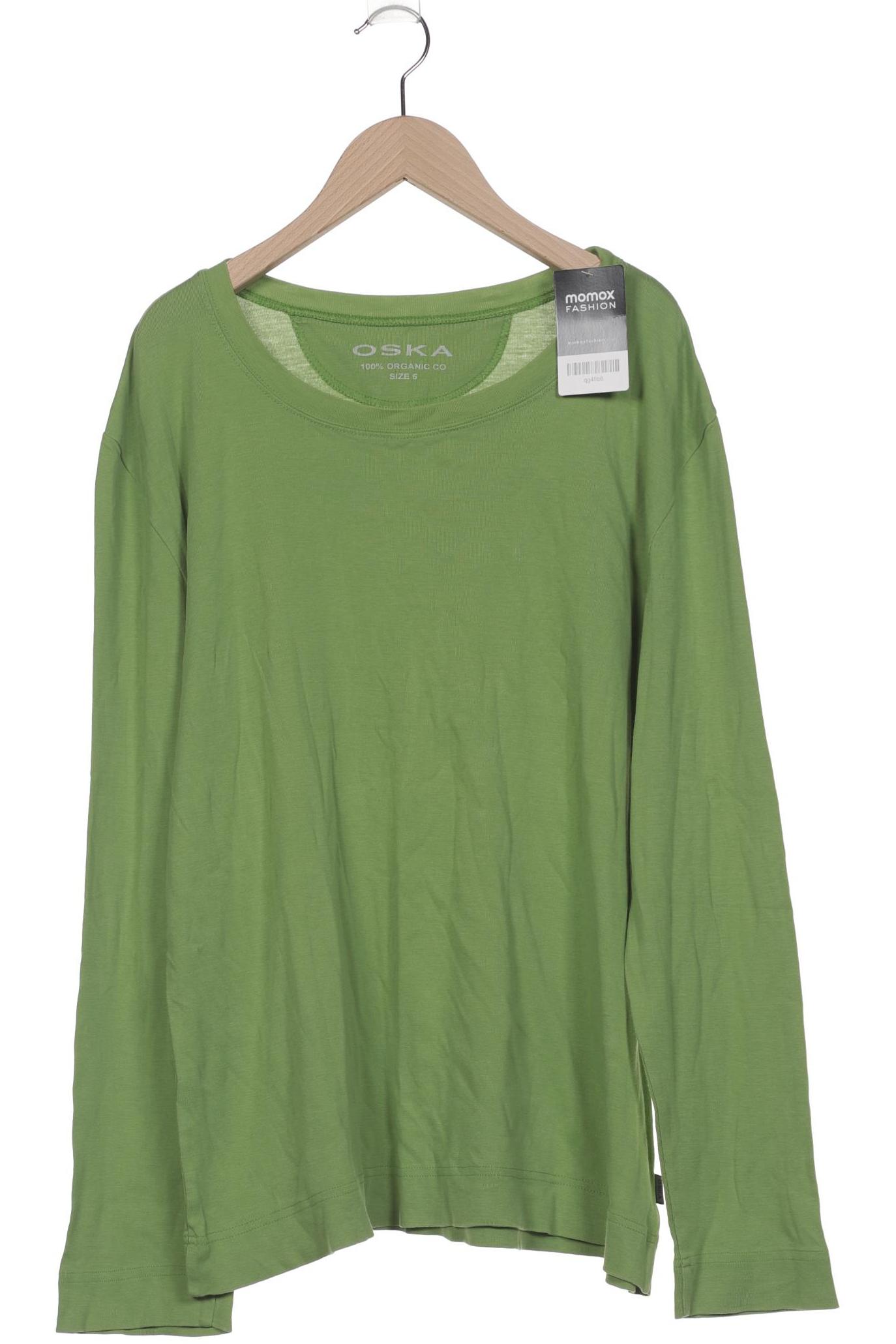 

Oska Damen Langarmshirt, grün, Gr. 50