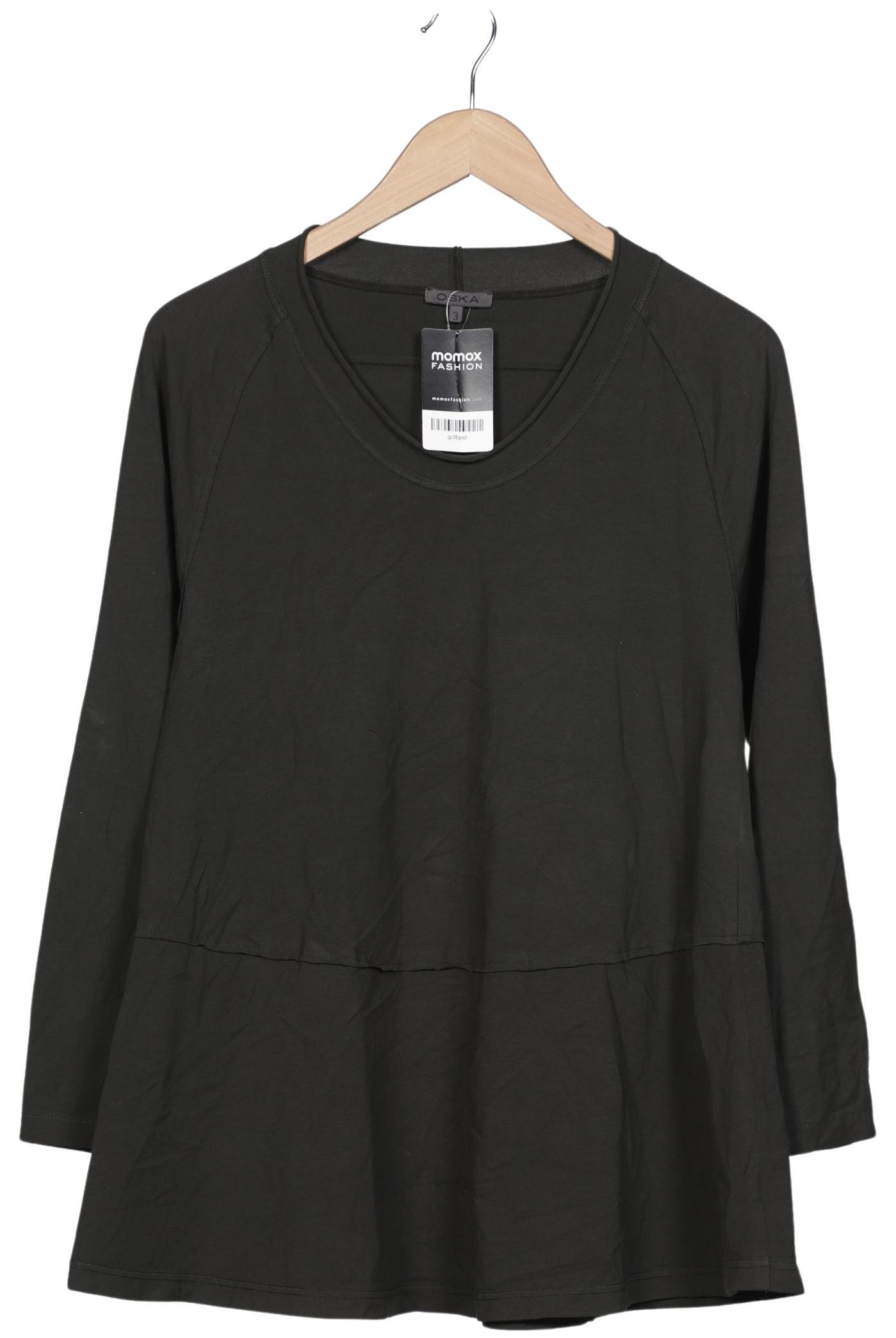 

Oska Damen Langarmshirt, schwarz, Gr. 44