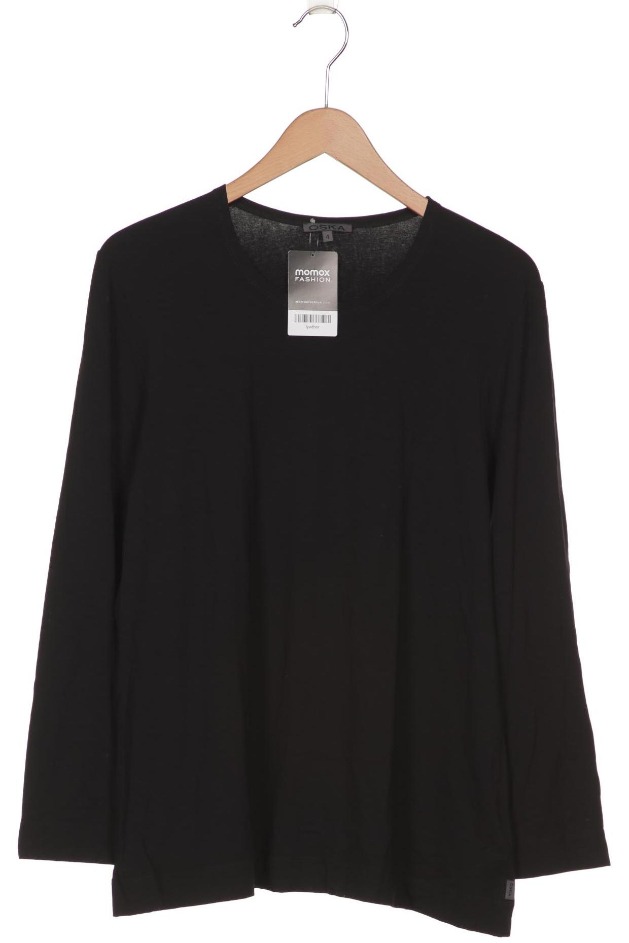 

Oska Damen Langarmshirt, schwarz, Gr. 46