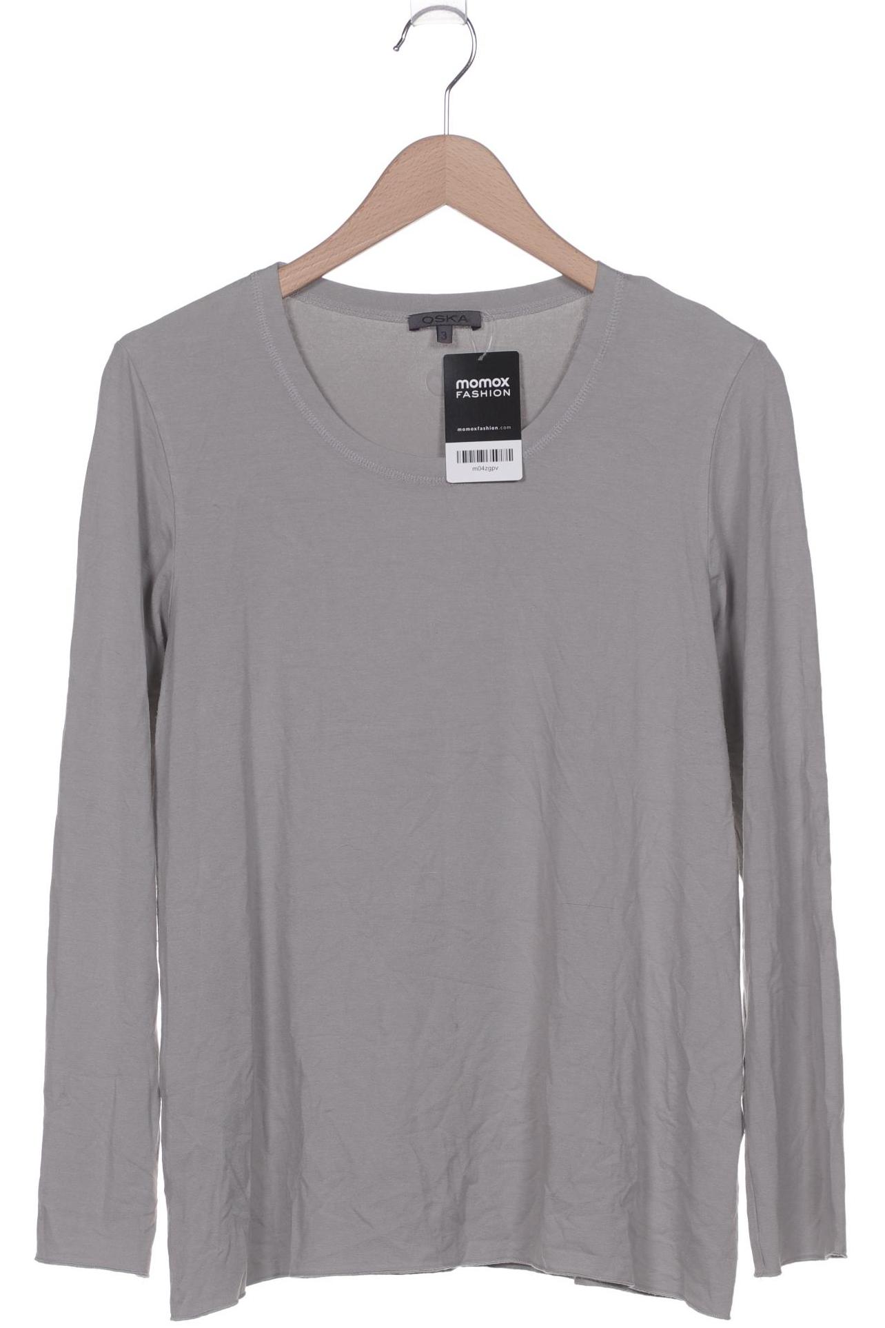 

Oska Damen Langarmshirt, grau, Gr. 44