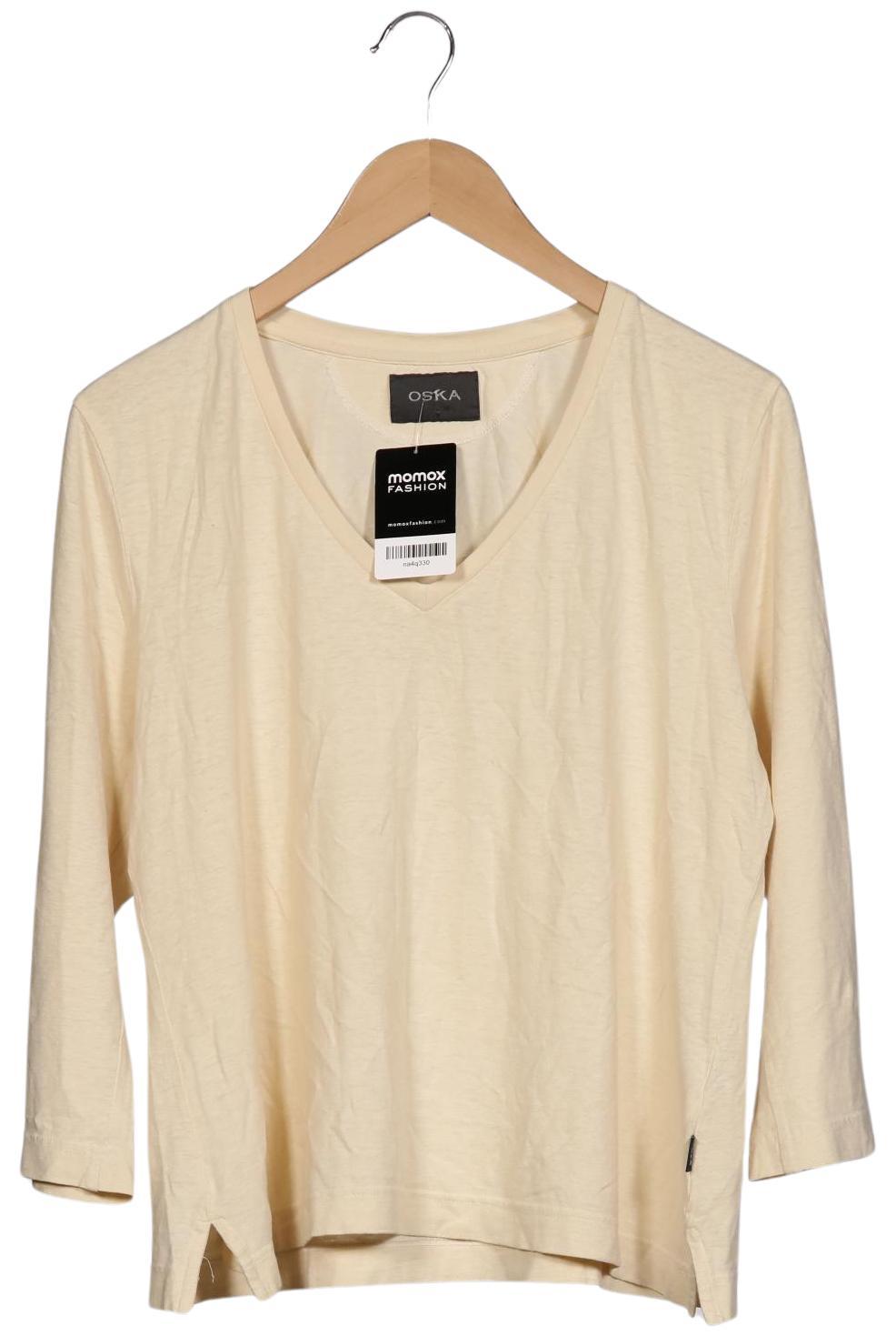 

Oska Damen Langarmshirt, beige, Gr. 44