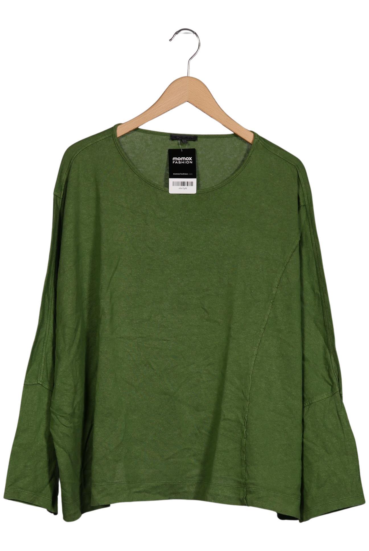 

Oska Damen Langarmshirt, grün, Gr. 52