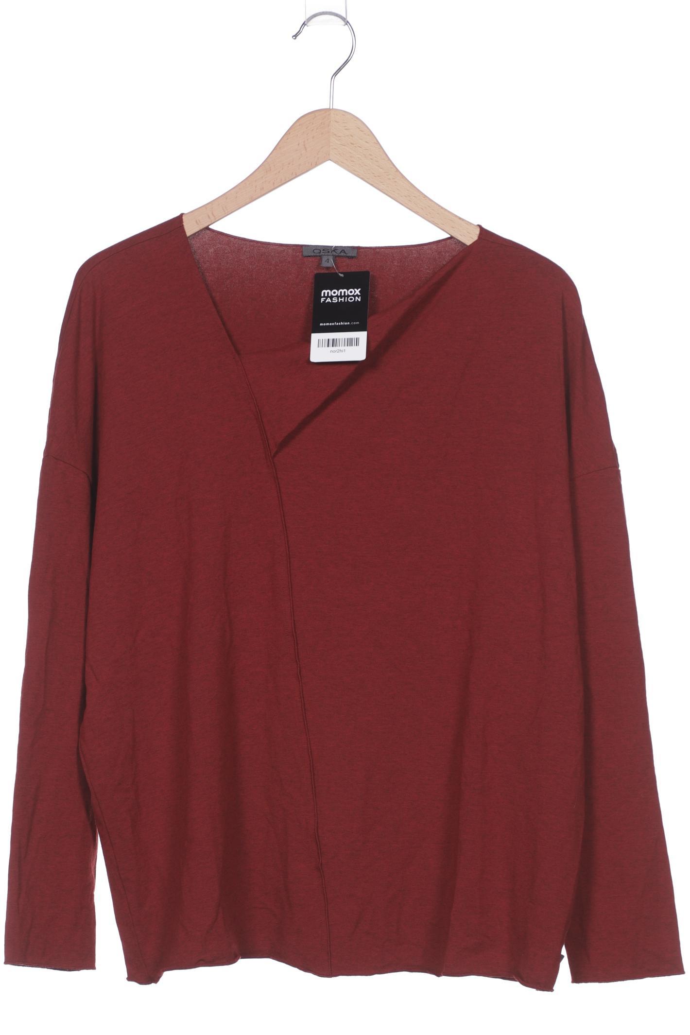 

Oska Damen Langarmshirt, bordeaux, Gr. 46