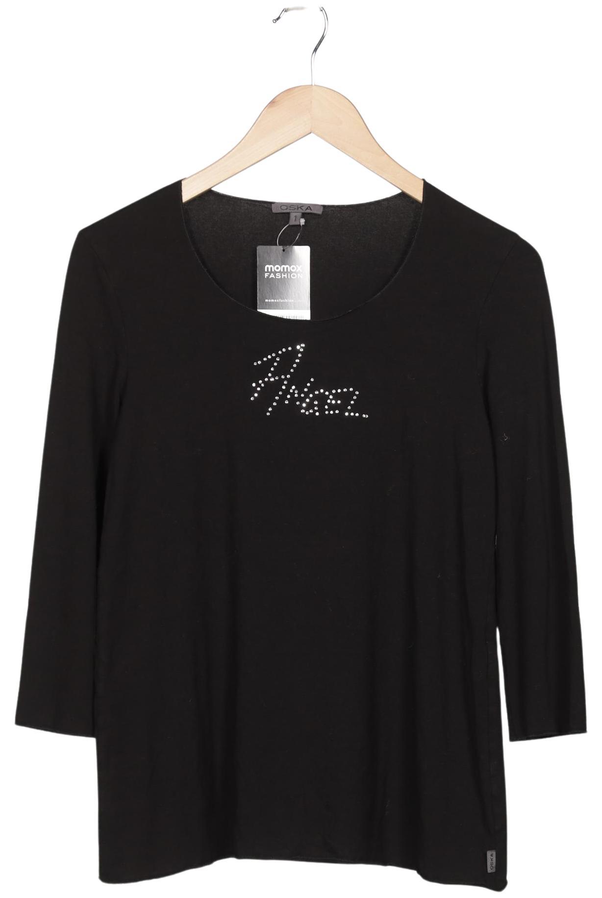 

Oska Damen Langarmshirt, schwarz, Gr. 38