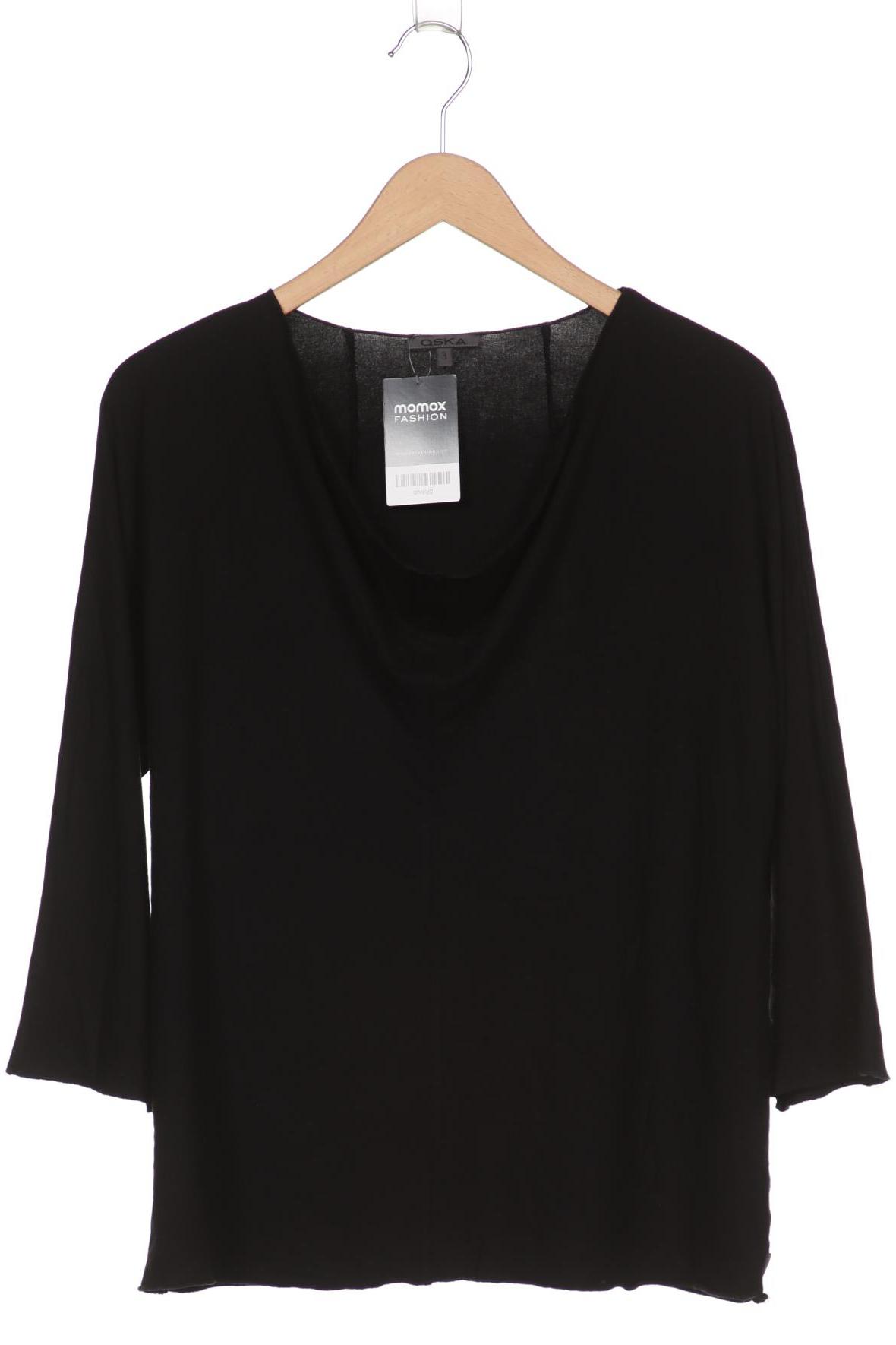 

Oska Damen Langarmshirt, schwarz, Gr. 44