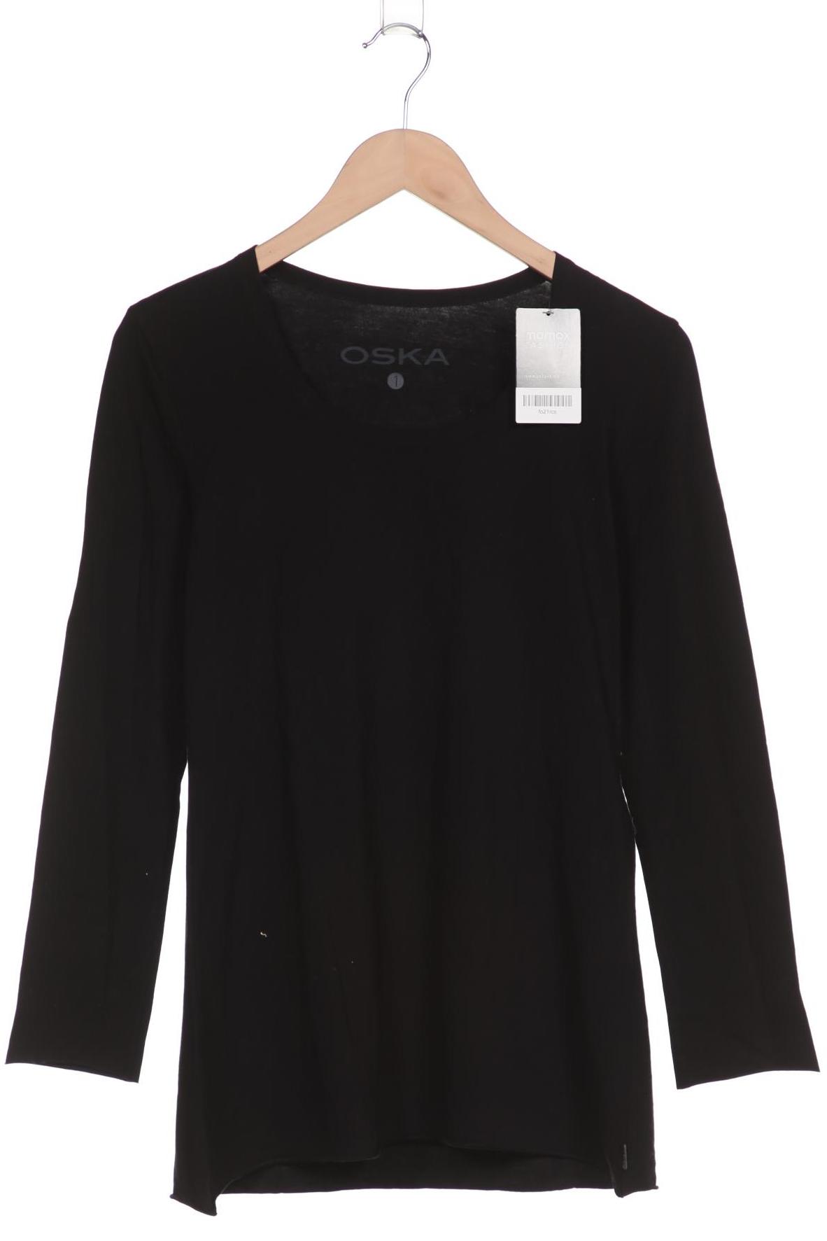 

Oska Damen Langarmshirt, schwarz, Gr. 38