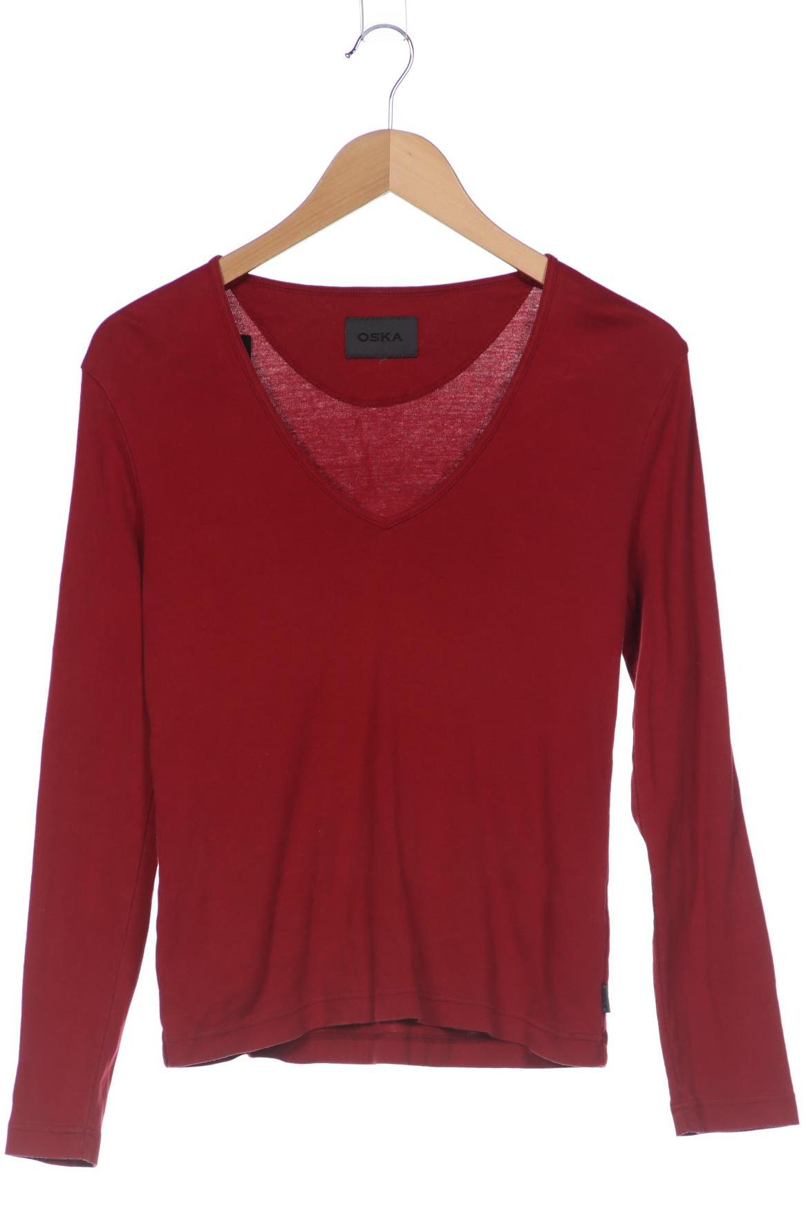 

Oska Damen Langarmshirt, rot, Gr. 42