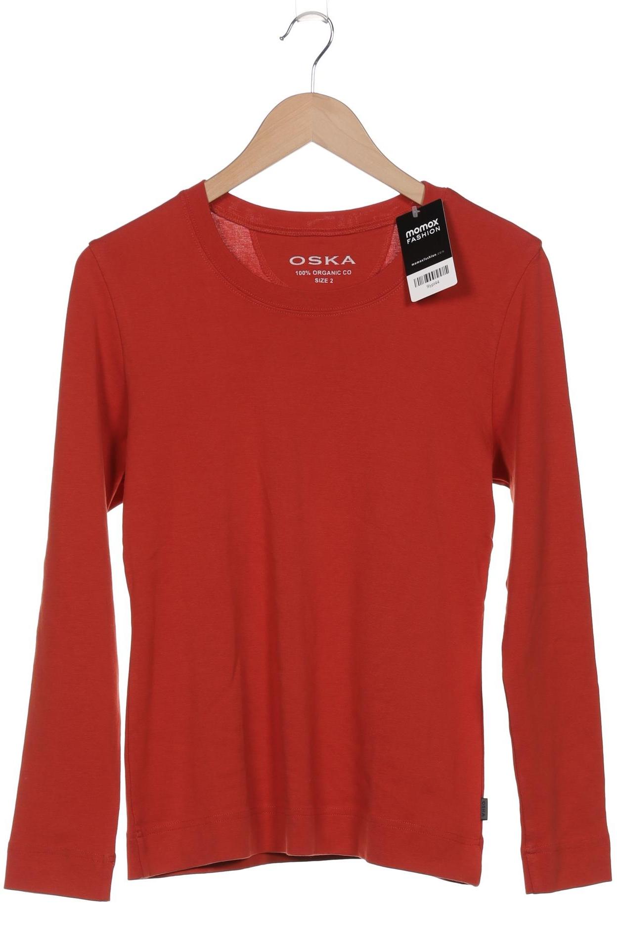 

Oska Damen Langarmshirt, rot, Gr. 40