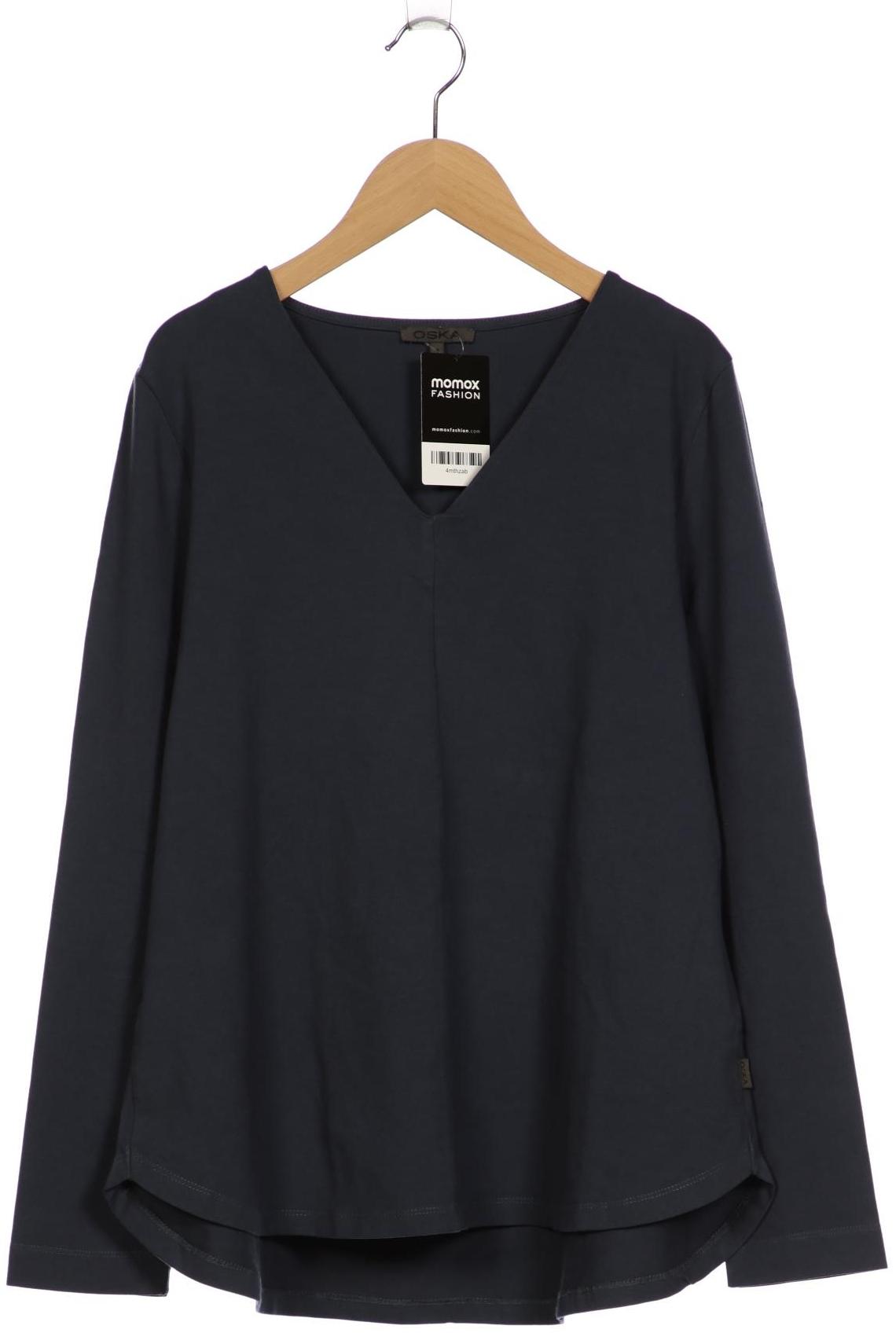 

Oska Damen Langarmshirt, blau, Gr. 38