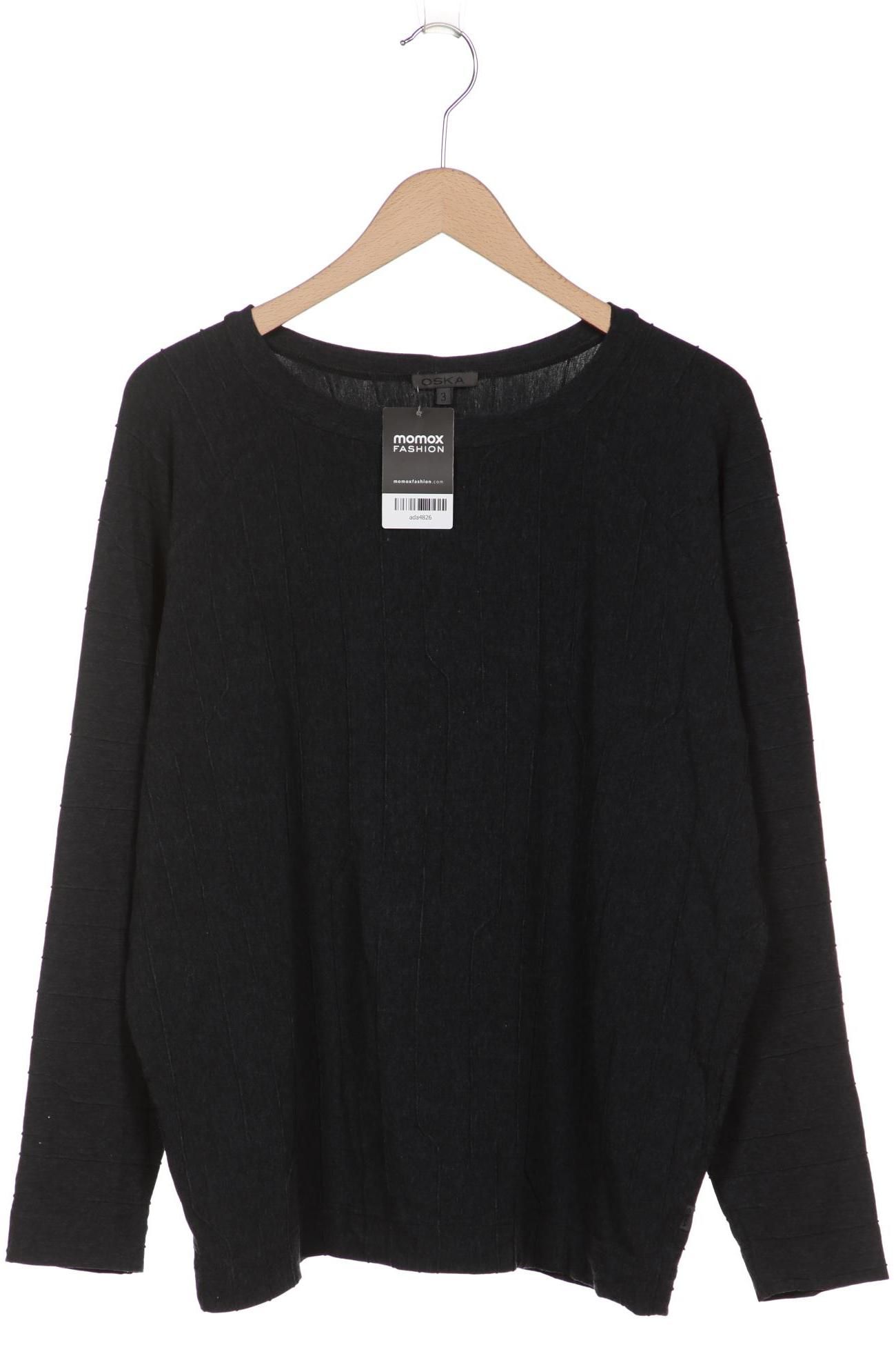 

Oska Damen Langarmshirt, grau, Gr. 44