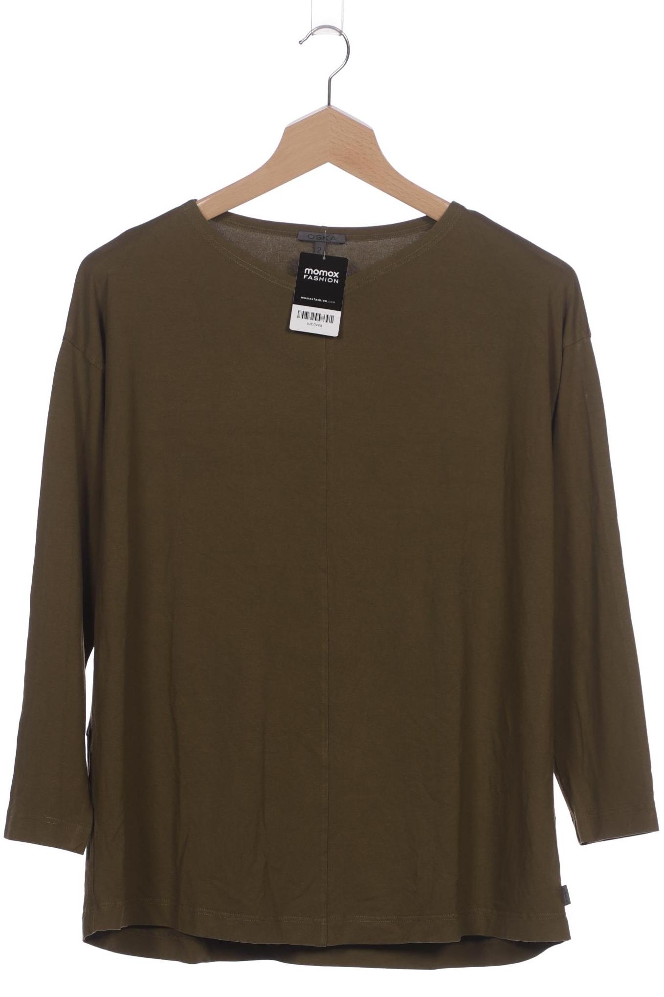 

Oska Damen Langarmshirt, grün, Gr. 40
