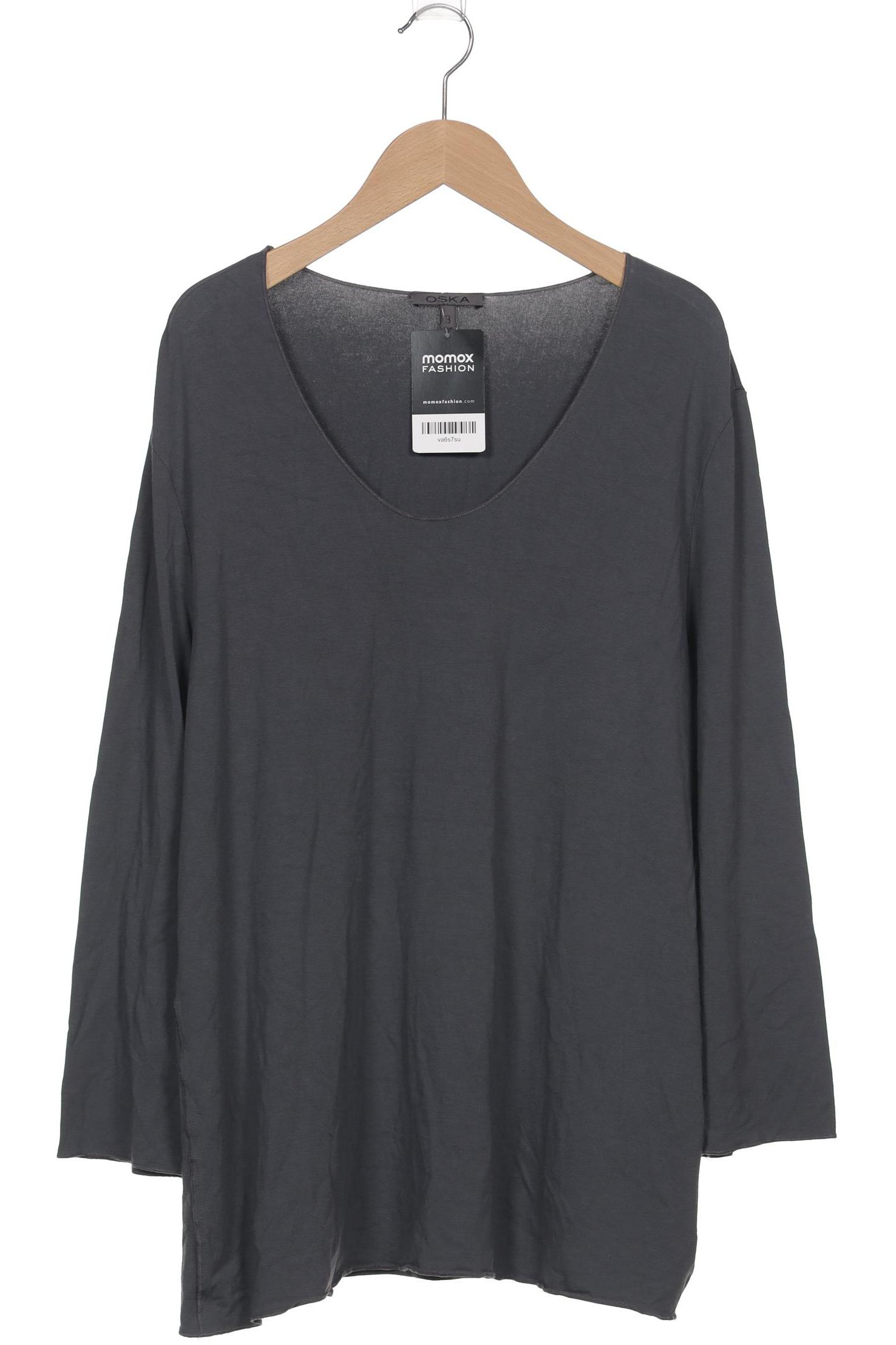 

Oska Damen Langarmshirt, grau, Gr. 44