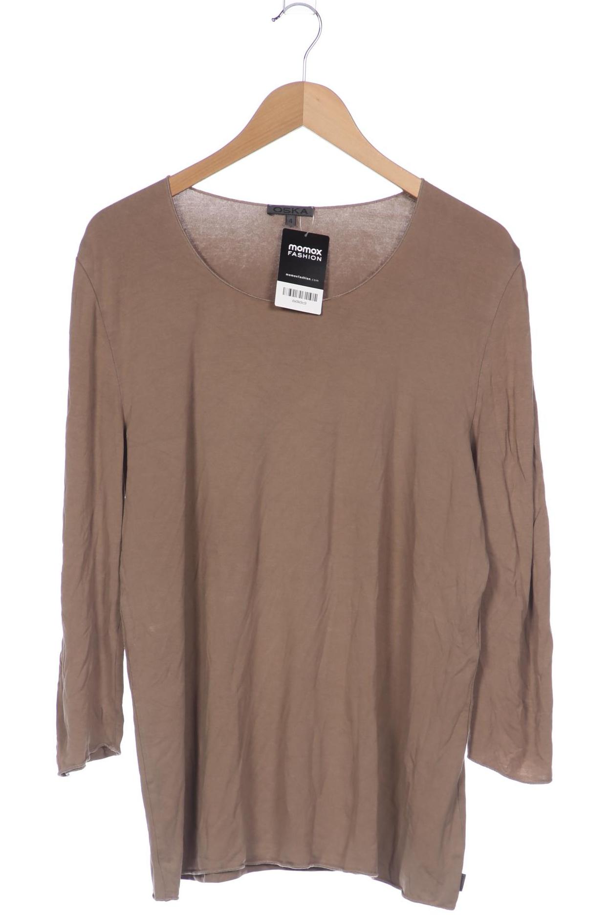 

Oska Damen Langarmshirt, beige, Gr. 46