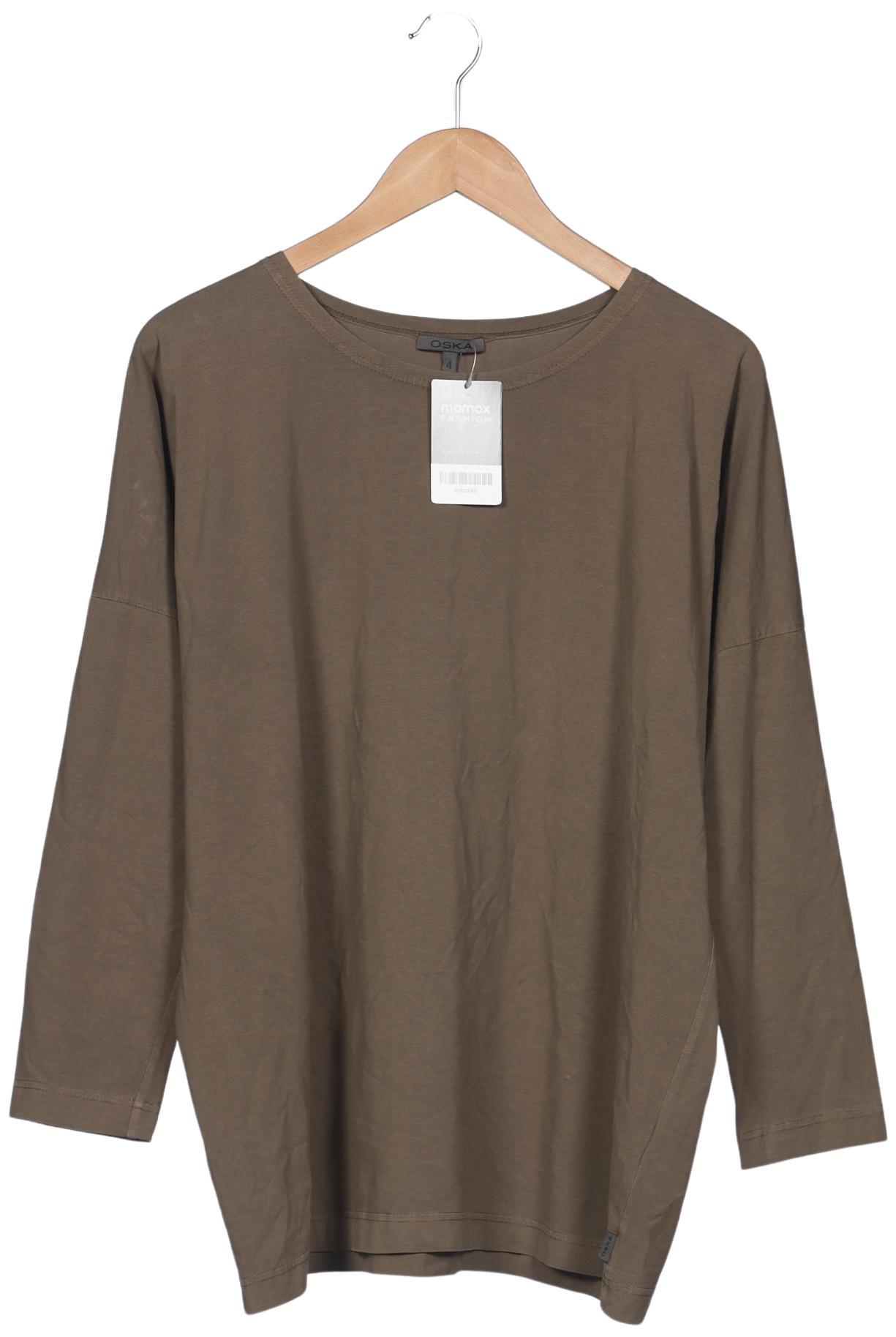 

Oska Damen Langarmshirt, braun, Gr. 46