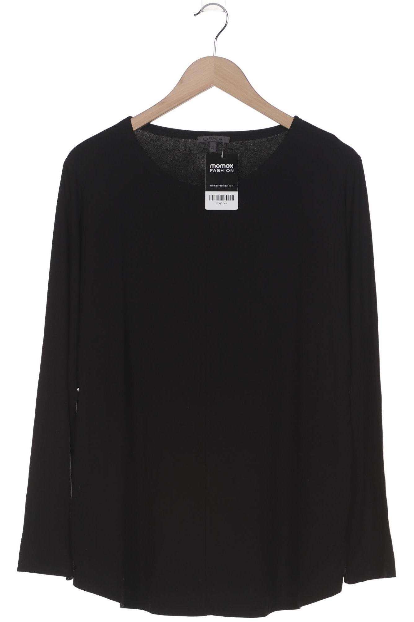 

Oska Damen Langarmshirt, schwarz, Gr. 46