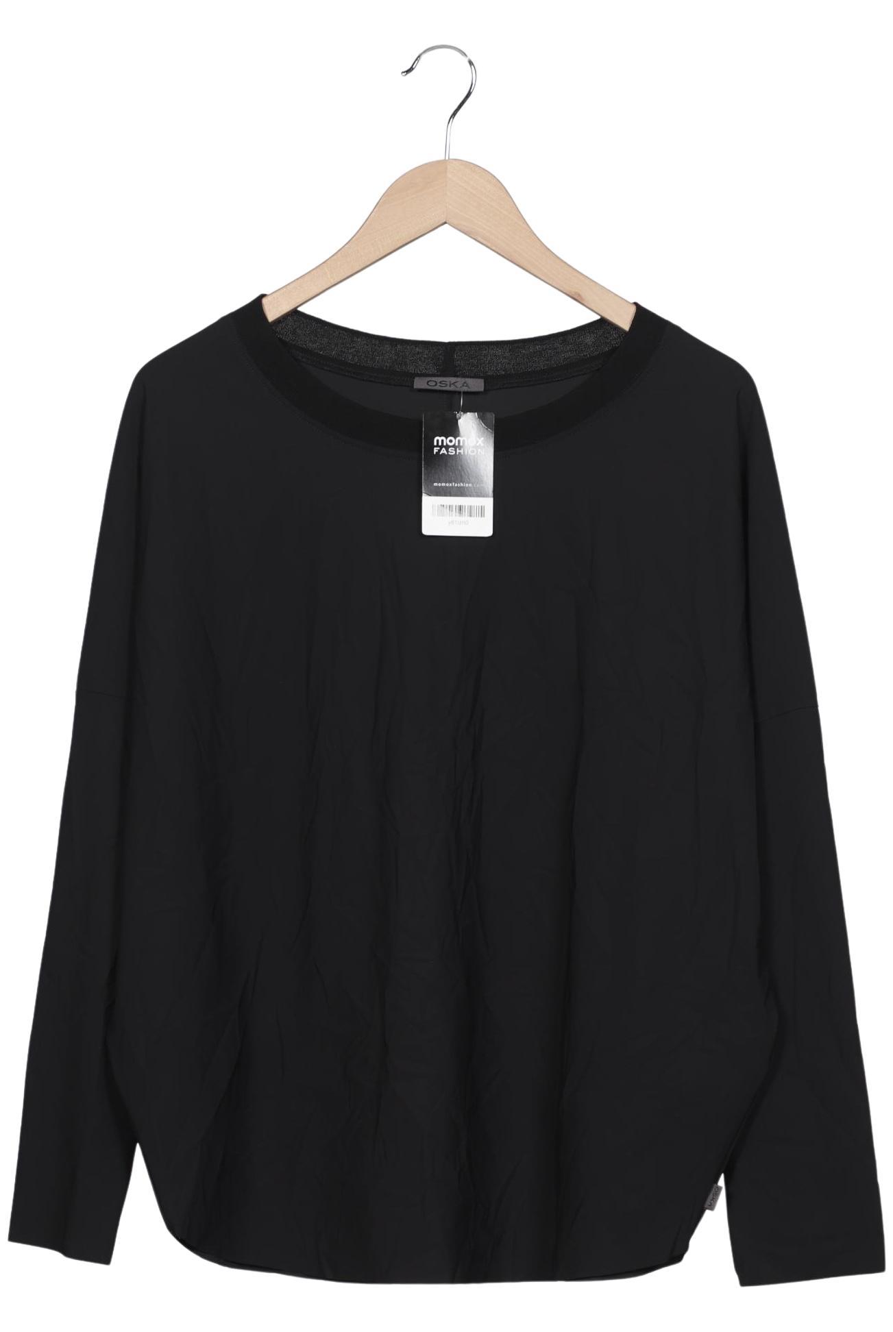 

Oska Damen Langarmshirt, schwarz, Gr. 40