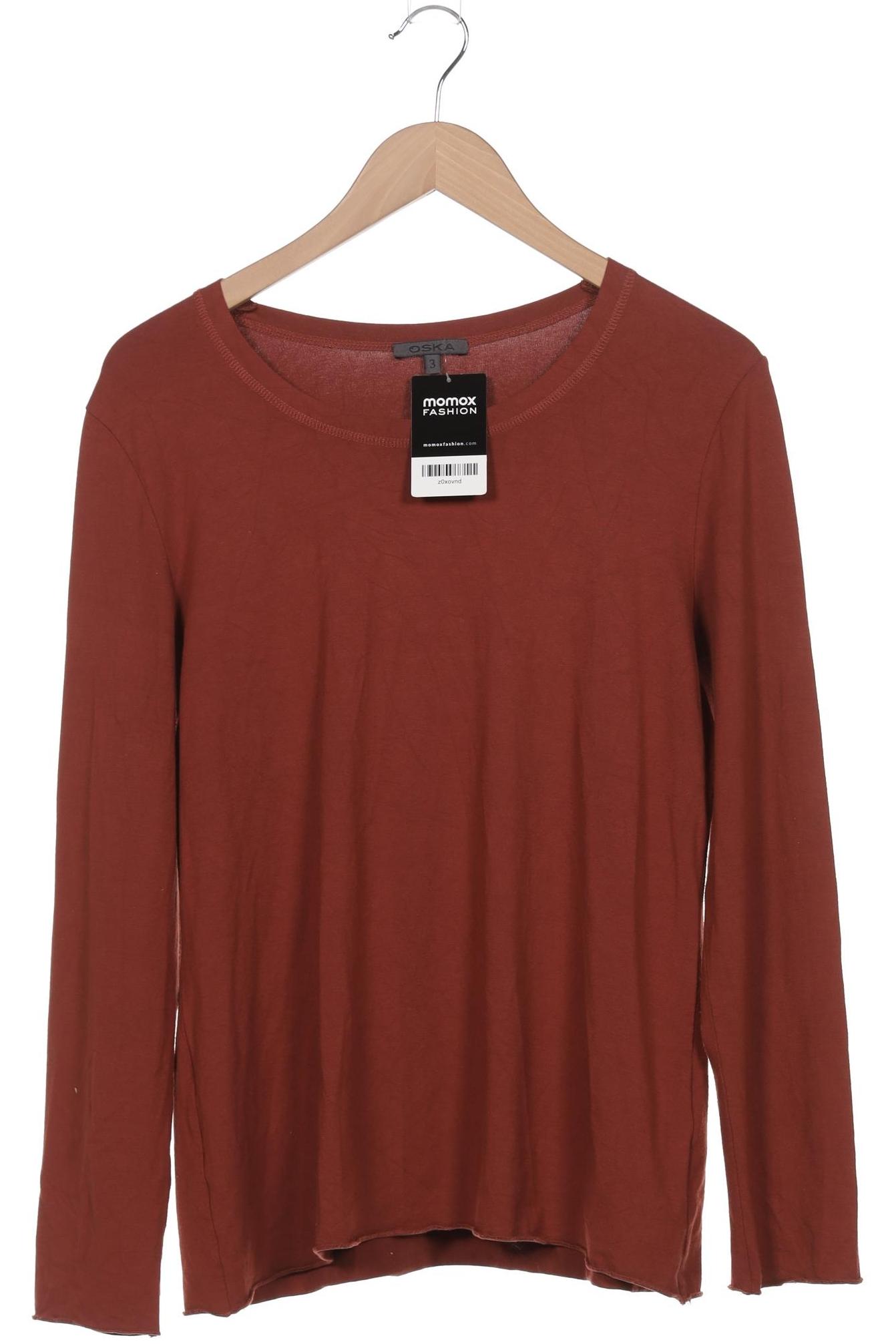

Oska Damen Langarmshirt, bordeaux, Gr. 44