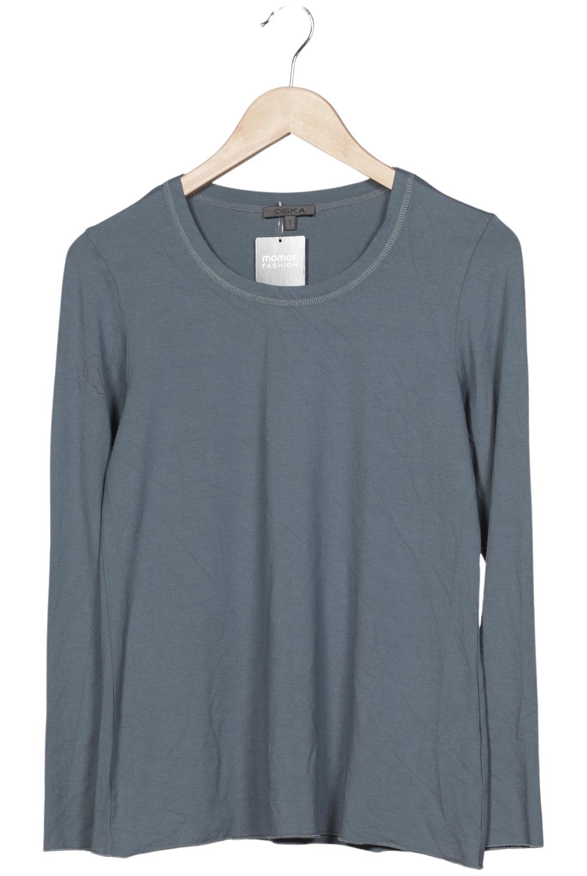 

Oska Damen Langarmshirt, grau, Gr. 38