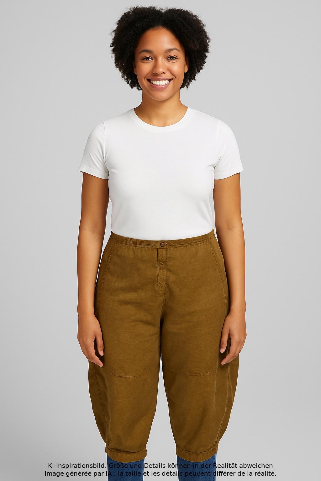 

Oska Damen Stoffhose, braun, Gr. 50