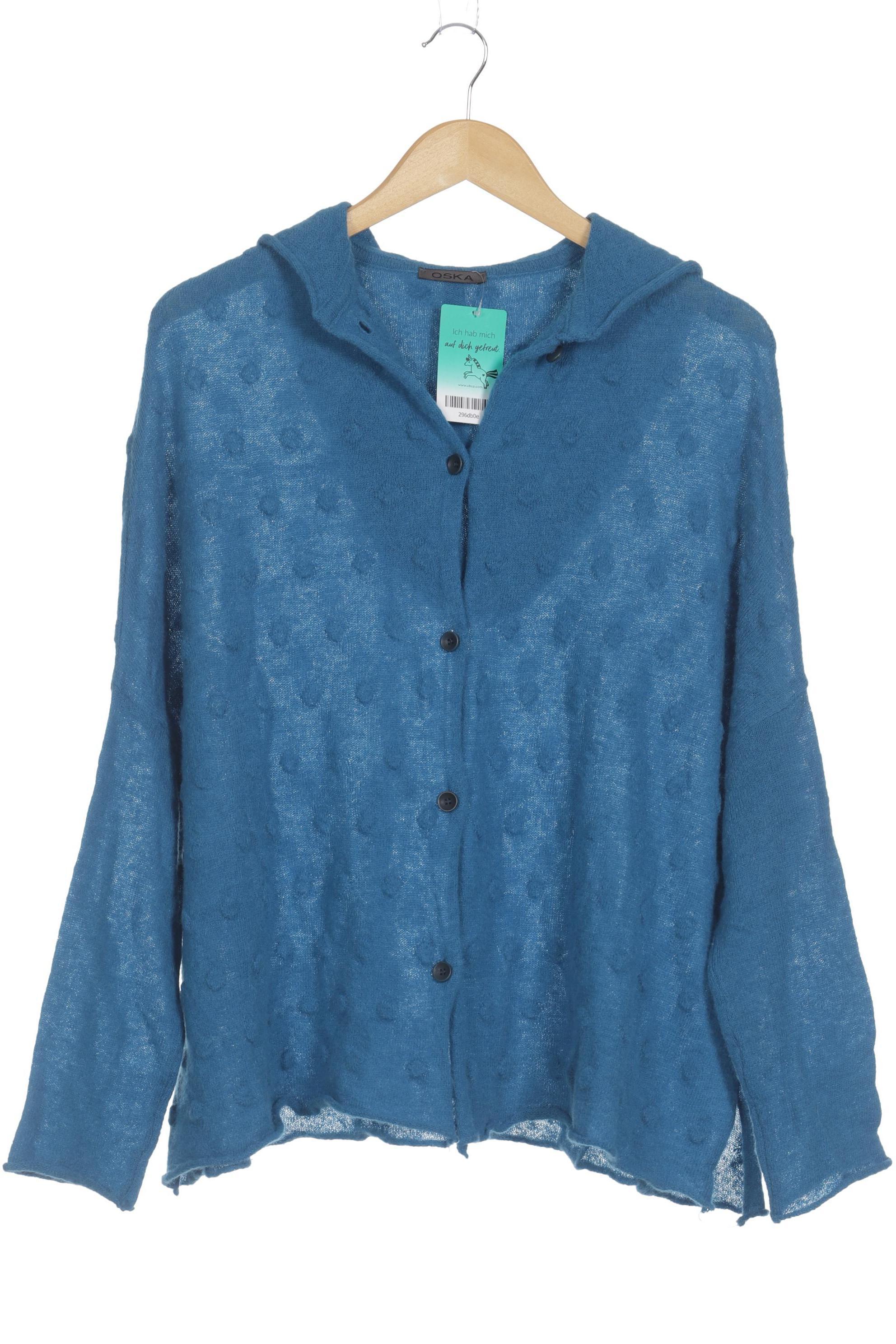 

Oska Damen Strickjacke, blau, Gr. 40