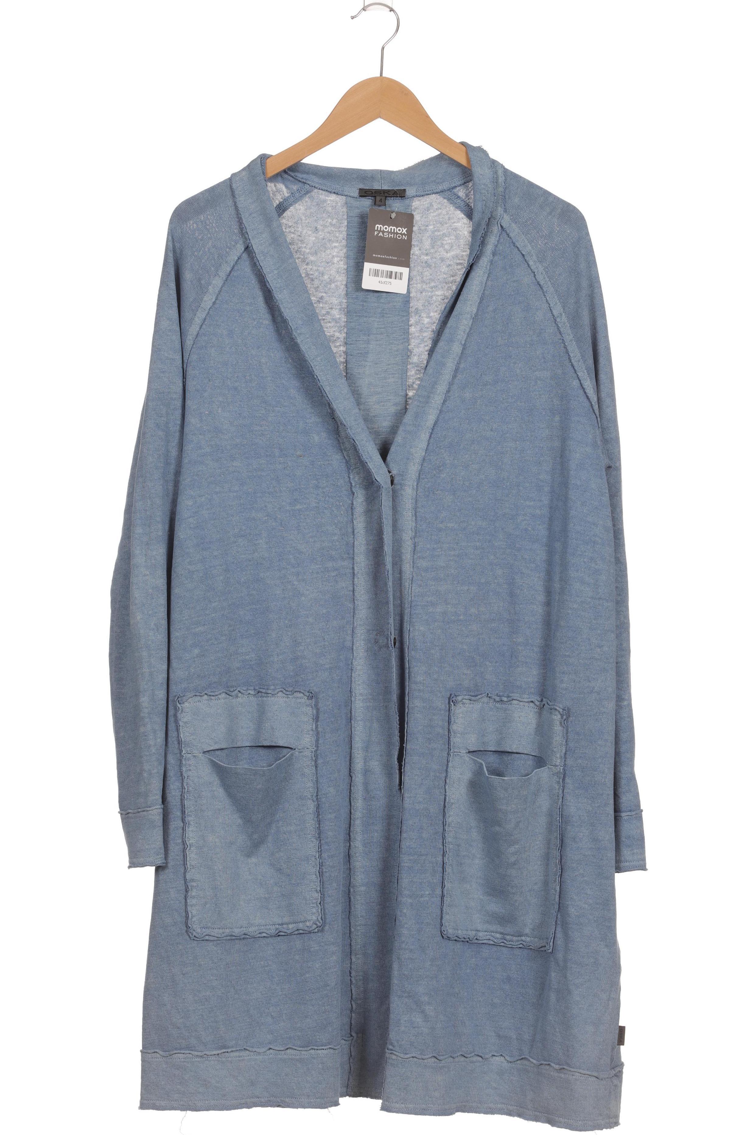 

Oska Damen Strickjacke, blau, Gr. 46