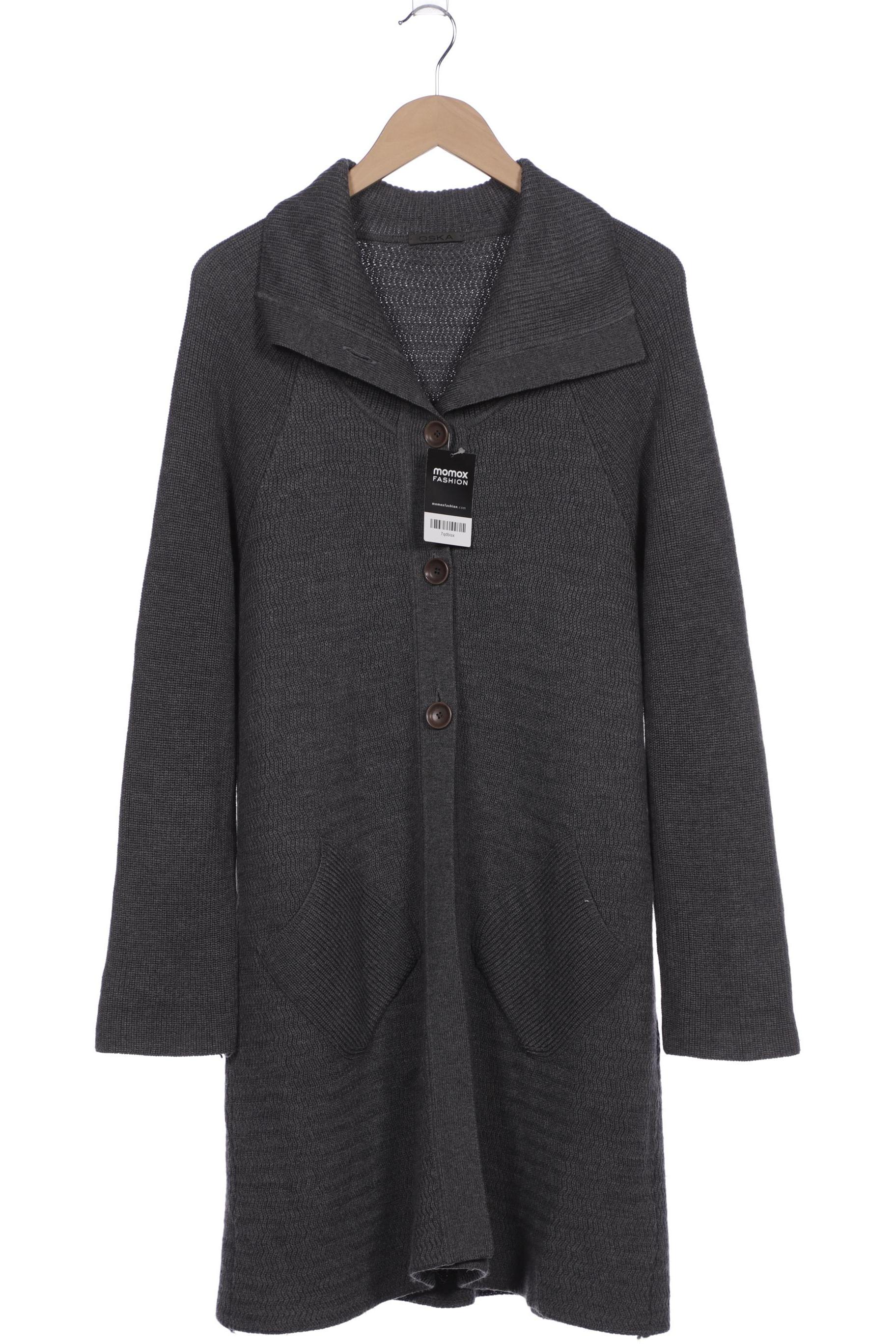 

Oska Damen Strickjacke, grau, Gr. 44