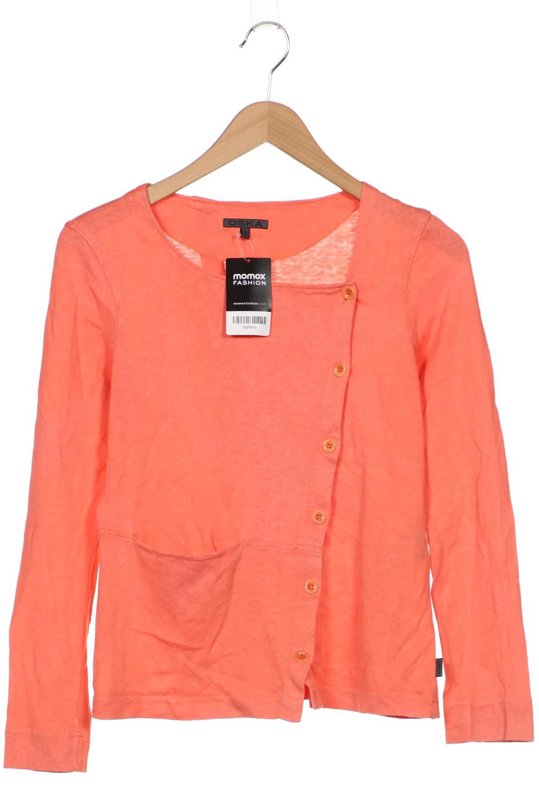 

Oska Damen Strickjacke, orange, Gr. 36