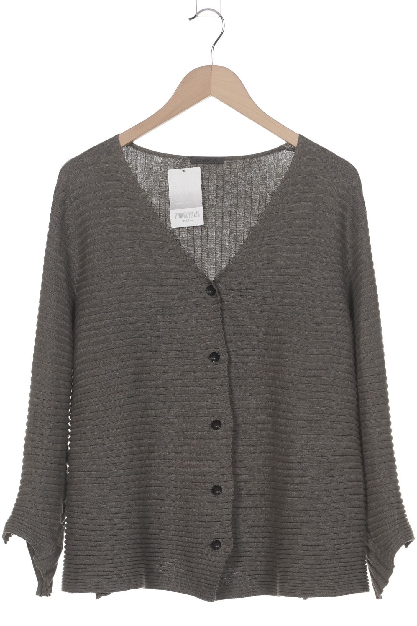 

Oska Damen Strickjacke, grün, Gr. 50