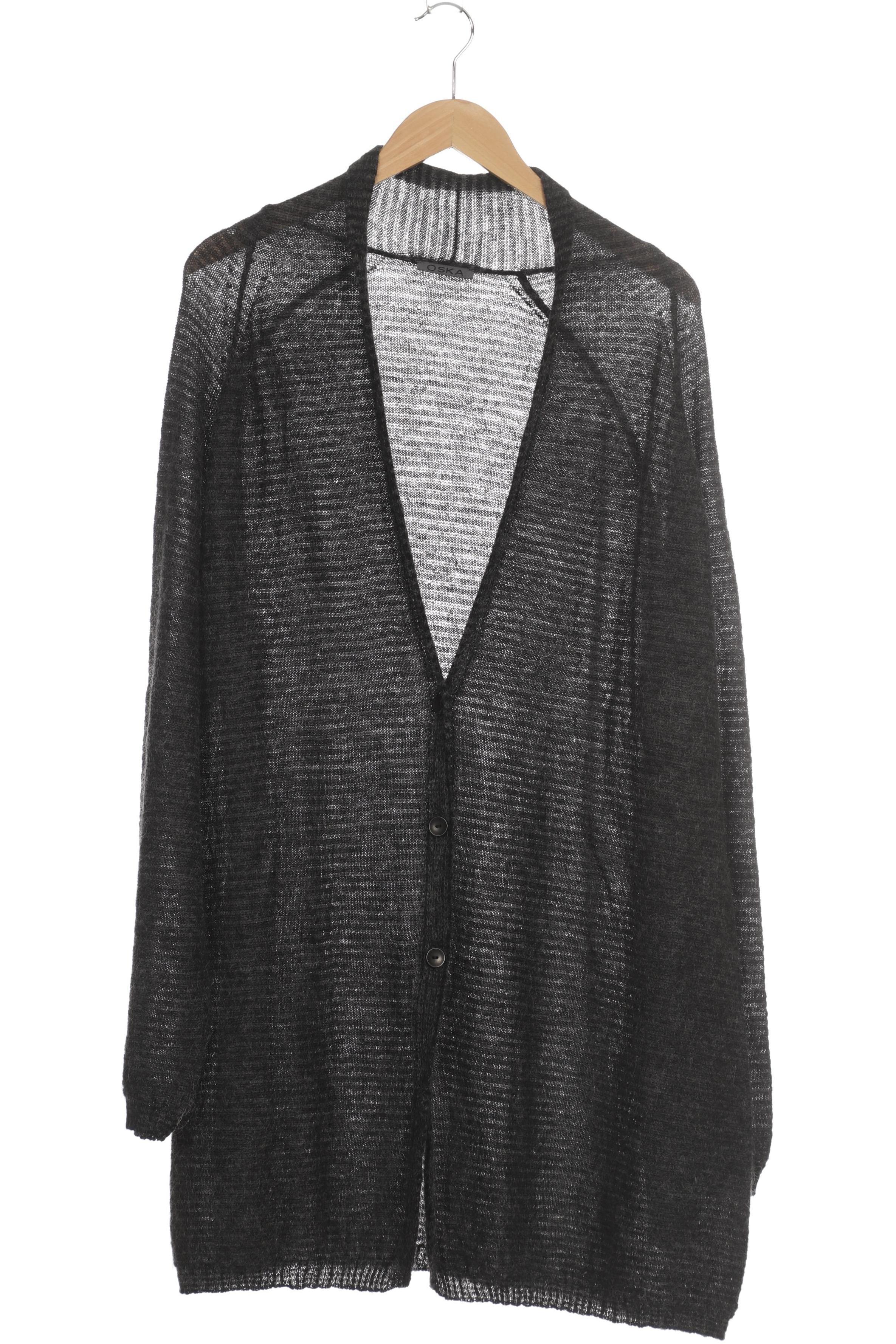 

Oska Damen Strickjacke, grau, Gr. 50