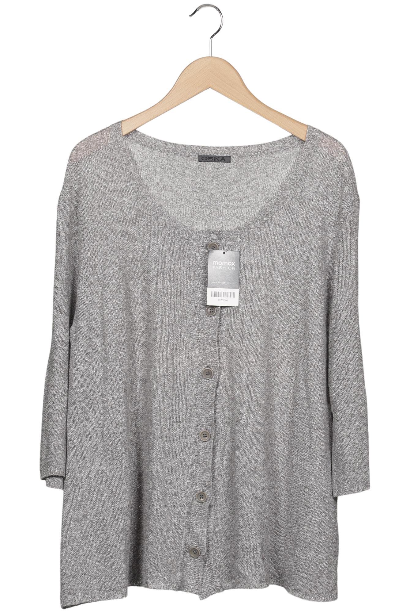 

Oska Damen Strickjacke, grau, Gr. 46