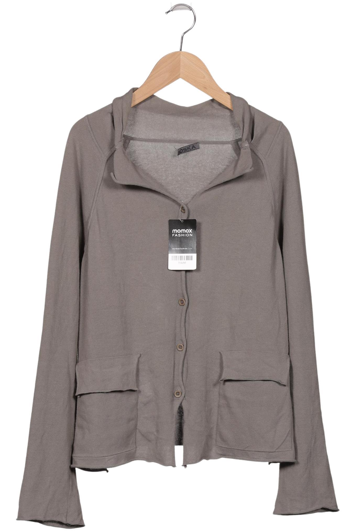 

Oska Damen Strickjacke, grau, Gr. 44