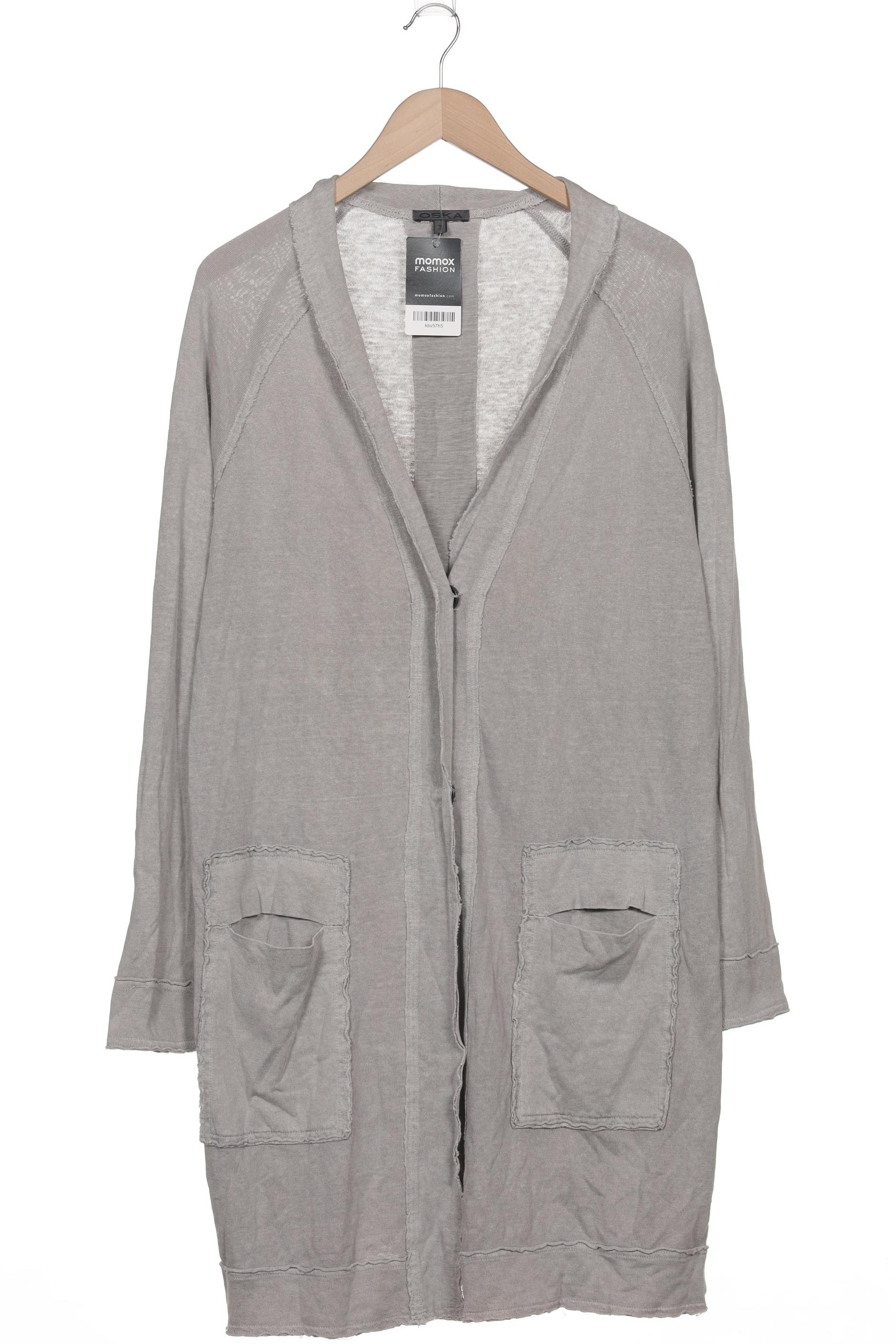 

Oska Damen Strickjacke, grau, Gr. 44