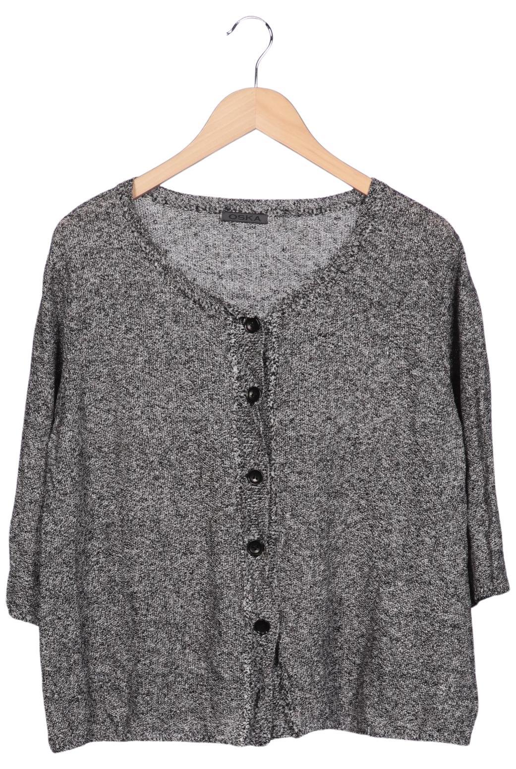 

Oska Damen Strickjacke, grau, Gr. 44