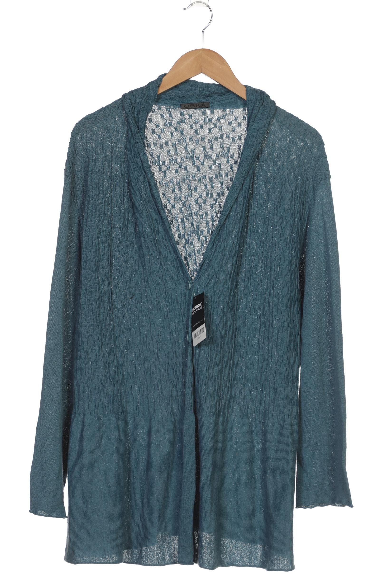 

Oska Damen Strickjacke, blau, Gr. 48