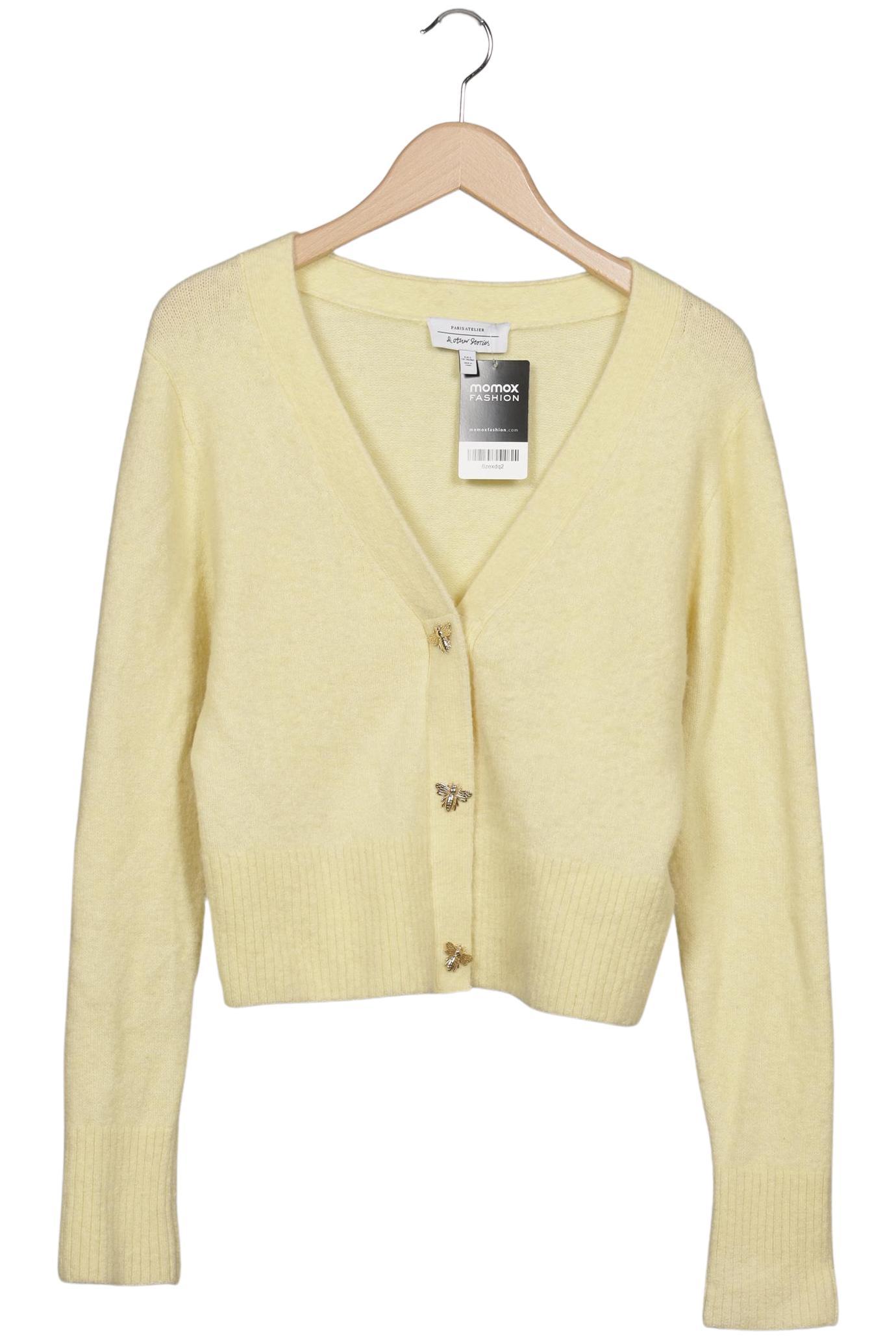 

& Other Stories Damen Strickjacke, gelb, Gr. 36