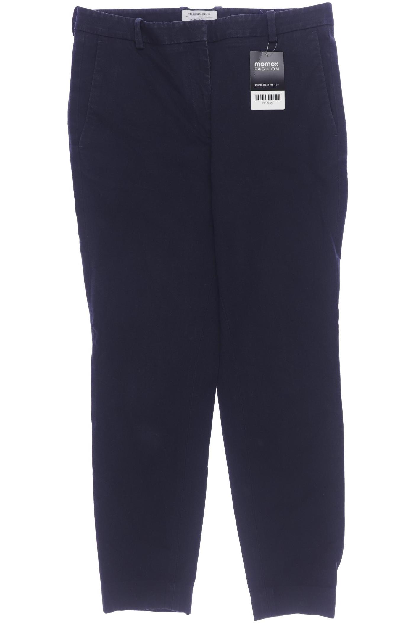 

& Other Stories Damen Stoffhose, marineblau, Gr. 36