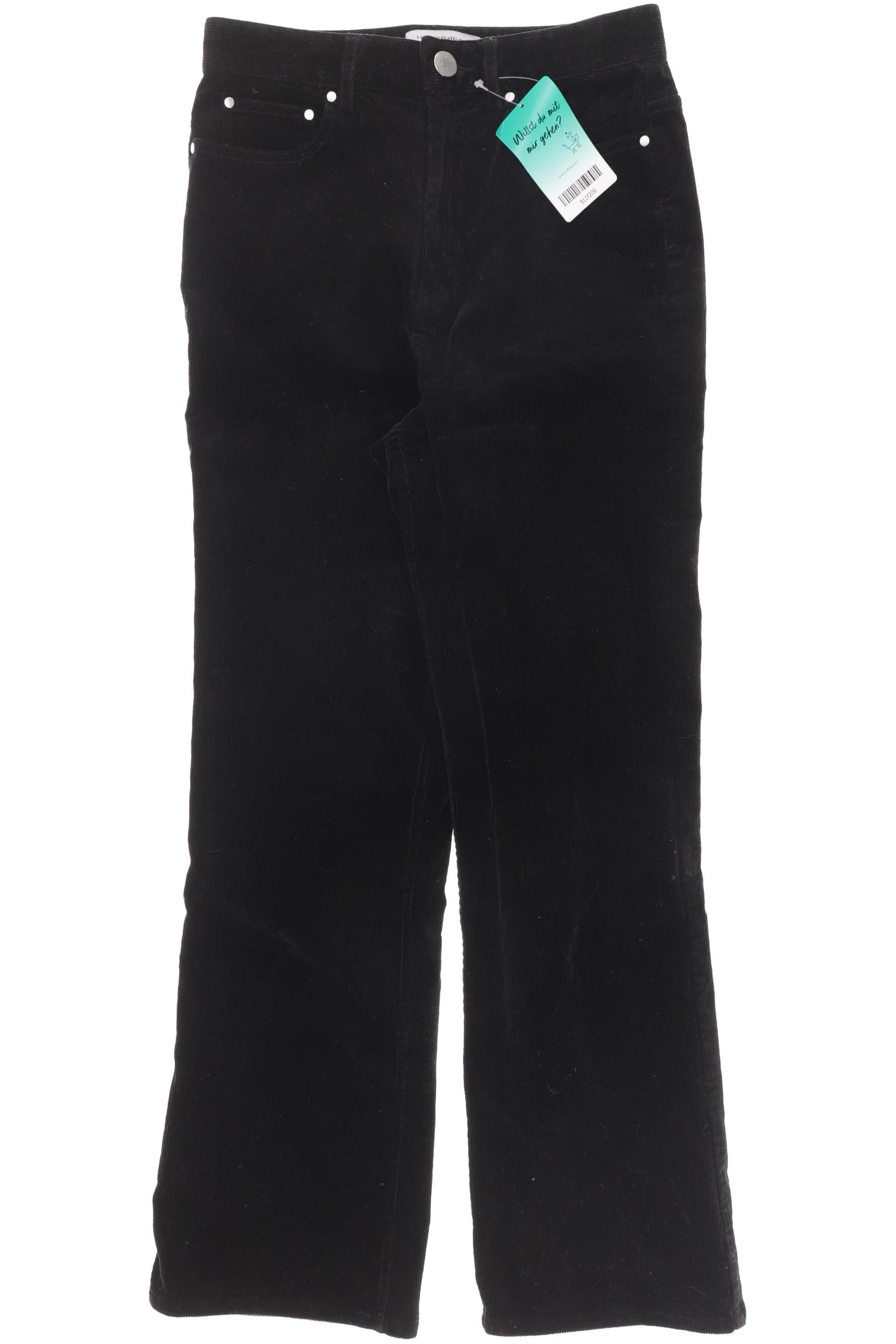 

& Other Stories Damen Stoffhose, schwarz, Gr. 24