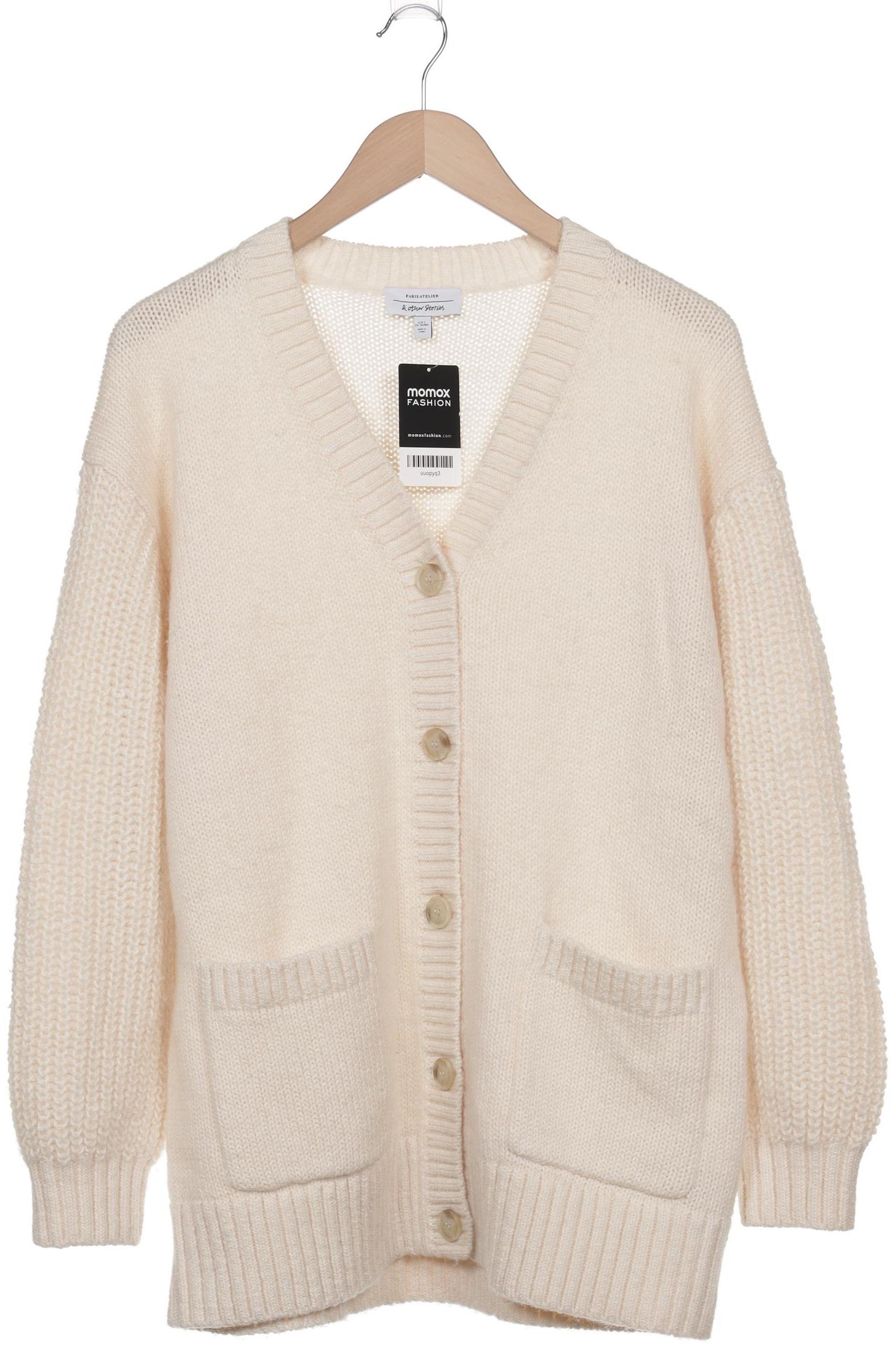 

& Other Stories Damen Strickjacke, cremeweiß, Gr. 36