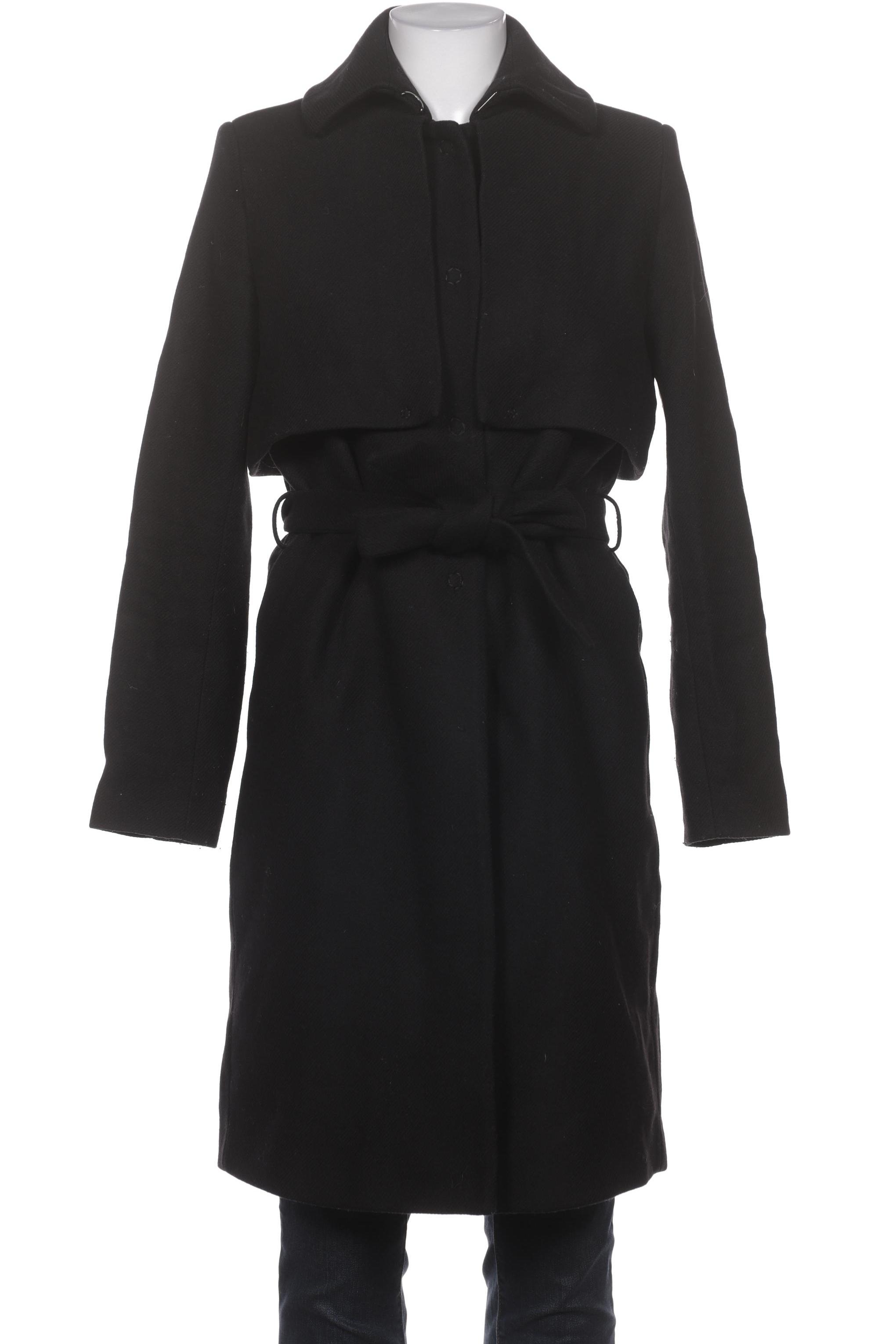 

& Other Stories Damen Mantel, schwarz, Gr. 36