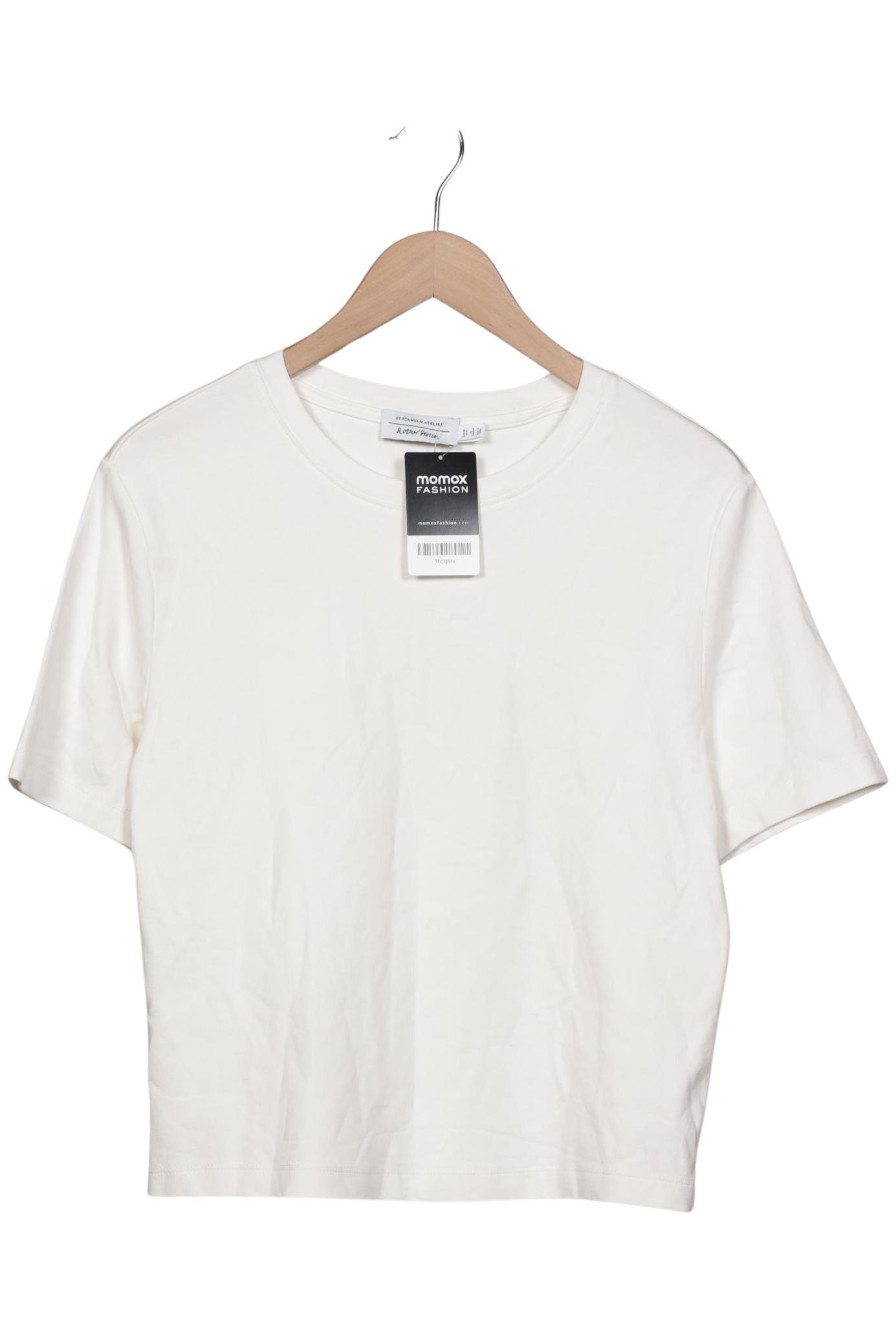 

& Other Stories Damen T-Shirt, cremeweiß, Gr. 36
