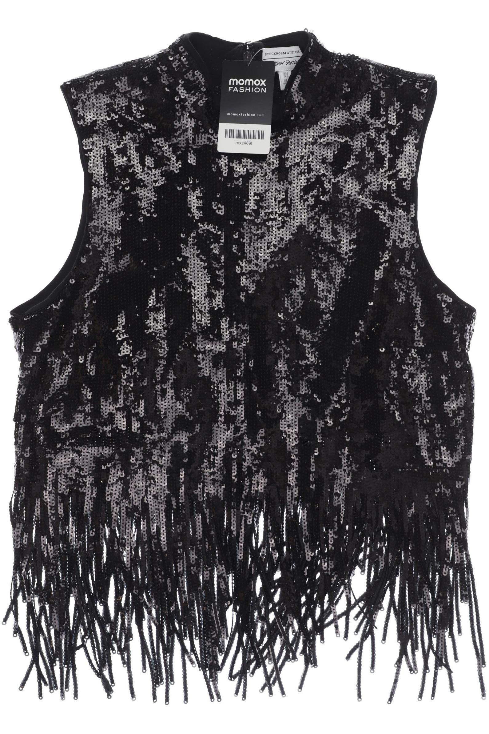 

& Other Stories Damen Top, schwarz, Gr. 42