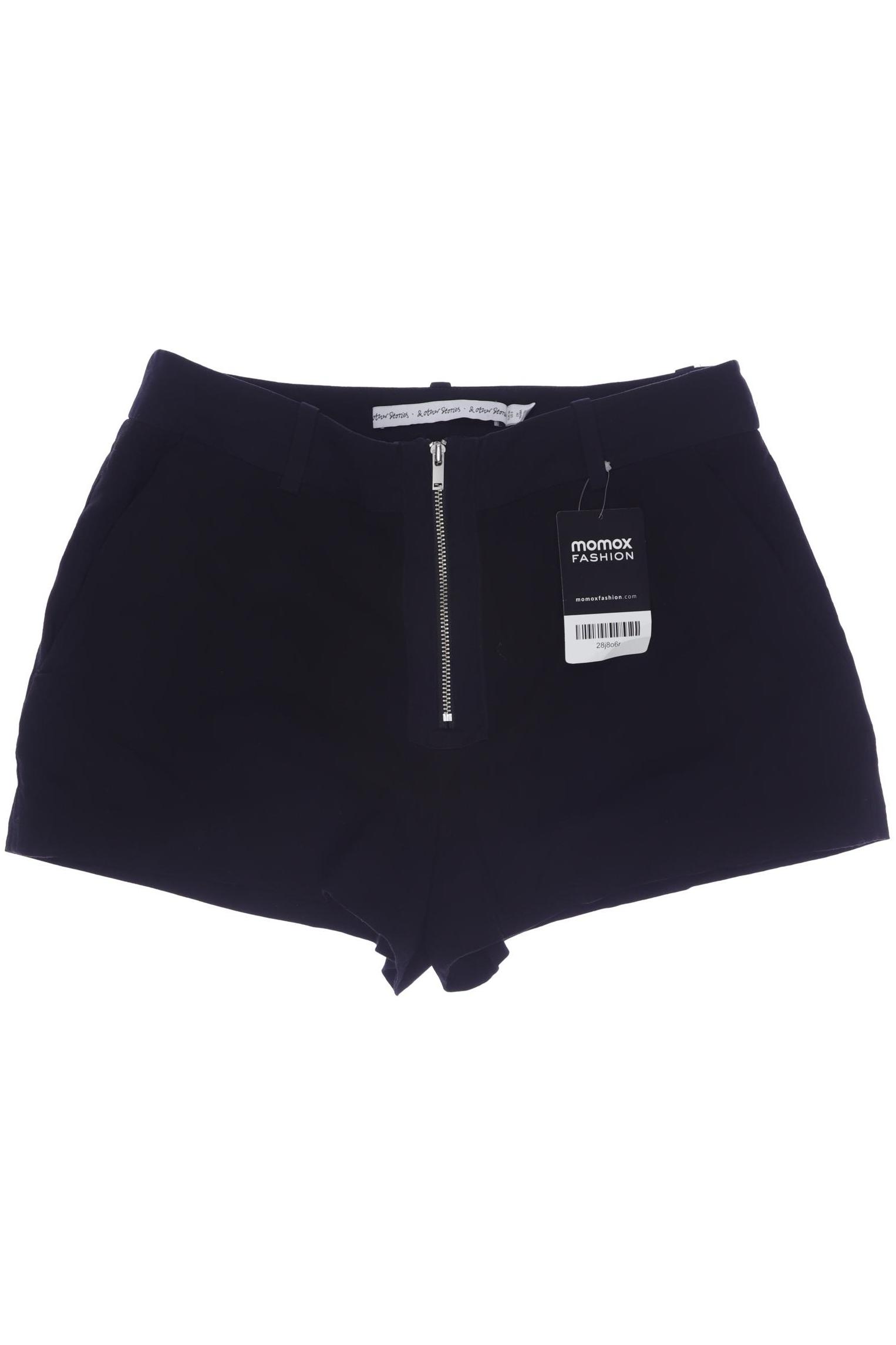 

& Other Stories Damen Shorts, schwarz, Gr. 36