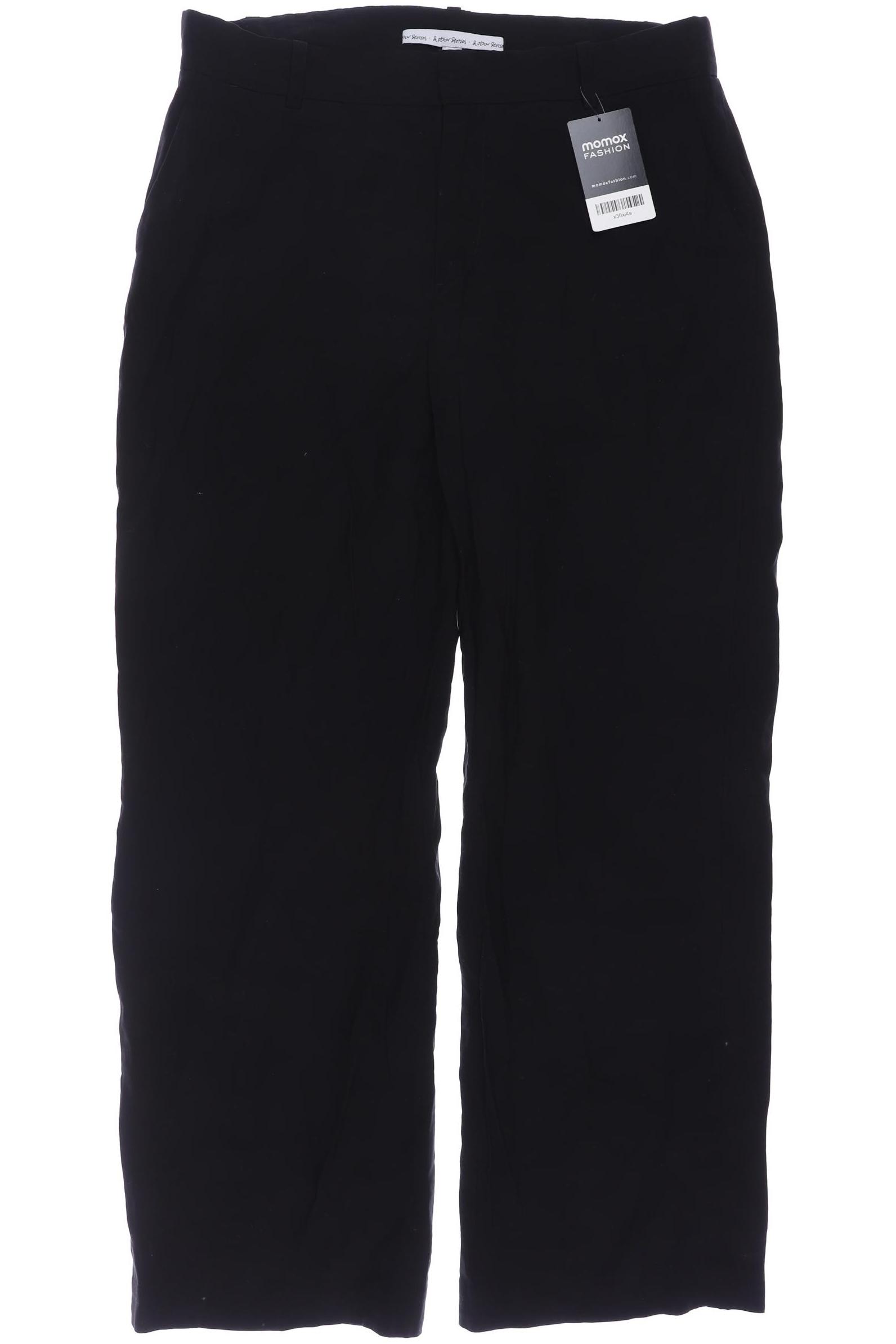 

& Other Stories Damen Stoffhose, schwarz, Gr. 38