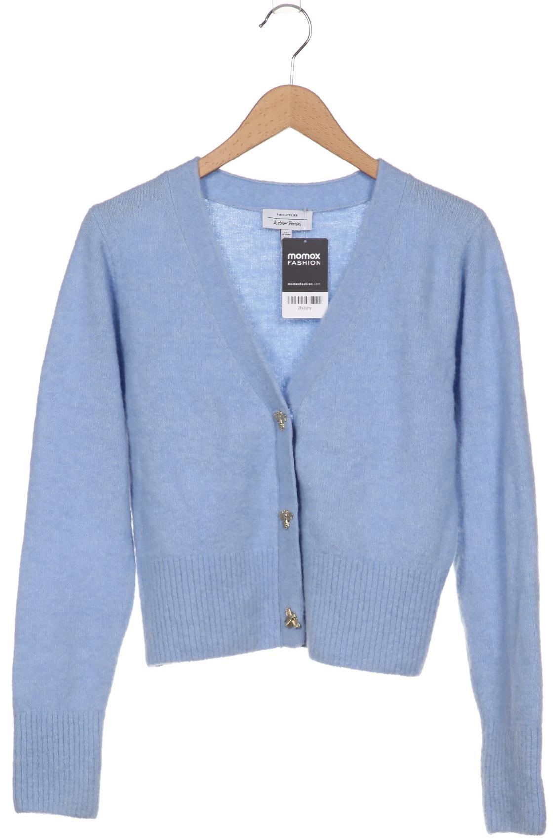 

& Other Stories Damen Strickjacke, blau, Gr. 36